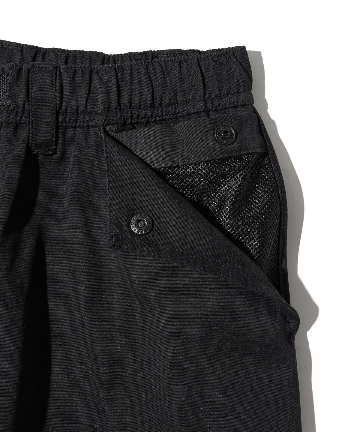 핍스 모터사이클(PHYPS MOTORCYCLE) H-Tech Peach Cotton Strap Pants Black