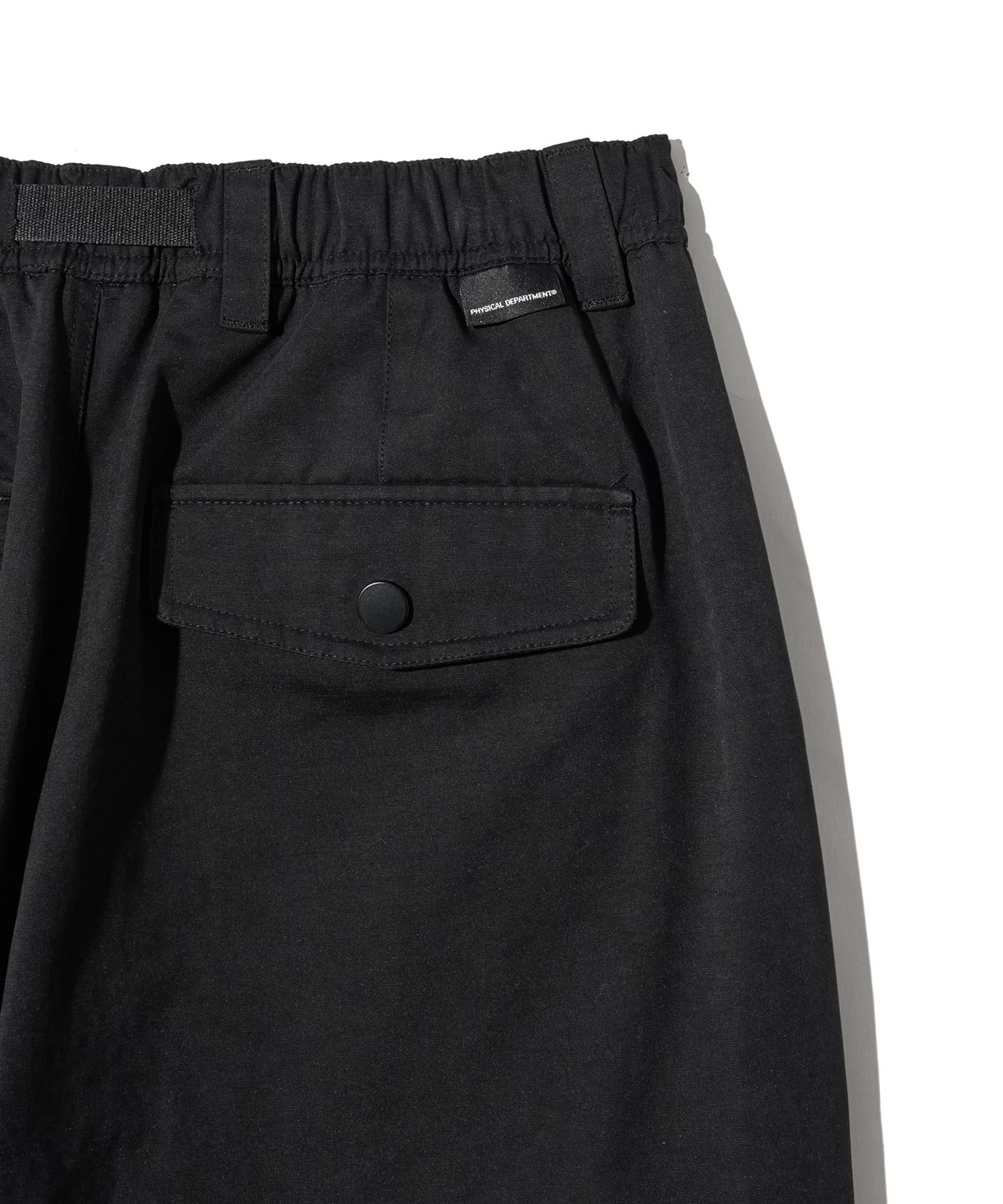 핍스 모터사이클(PHYPS MOTORCYCLE) H-Tech Peach Cotton Strap Pants Black