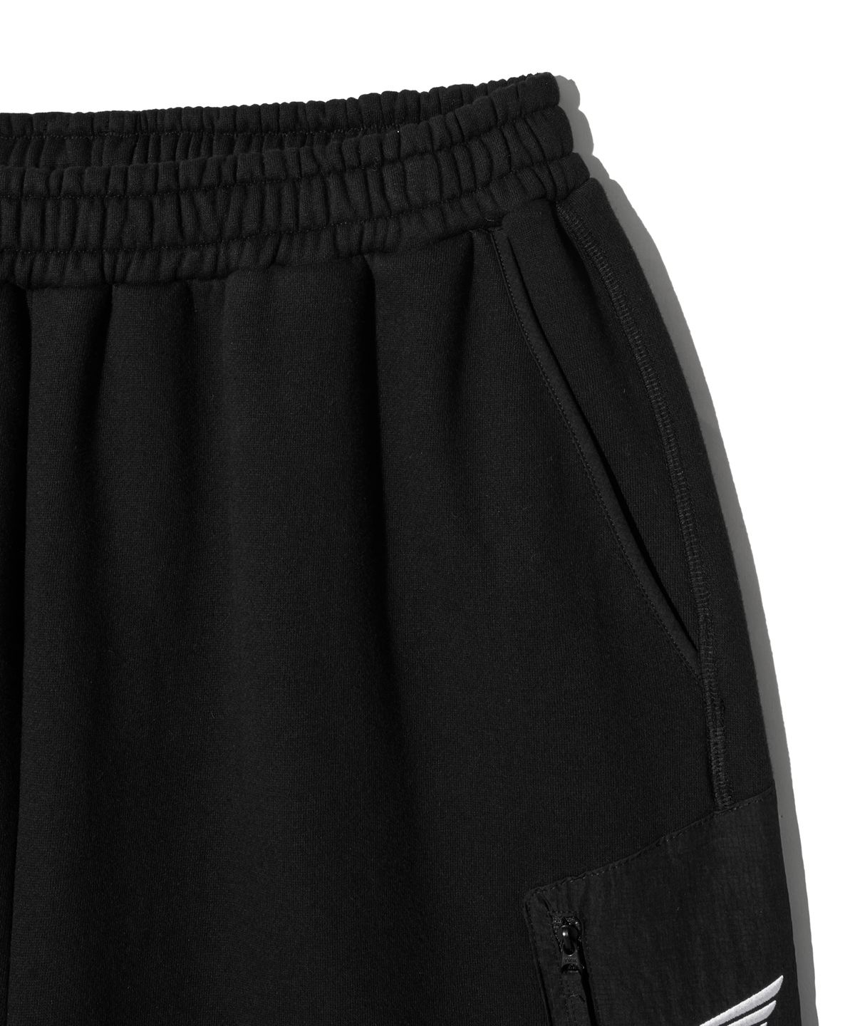 핍스 모터사이클(PHYPS MOTORCYCLE) H-Tech Color Block Sweat Pants Black