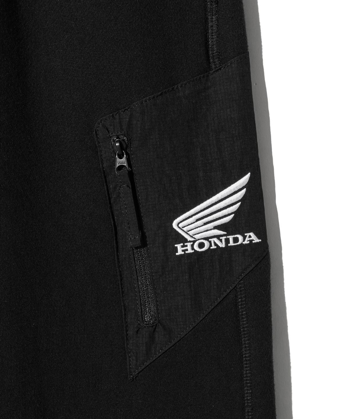 핍스 모터사이클(PHYPS MOTORCYCLE) H-Tech Color Block Sweat Pants Black