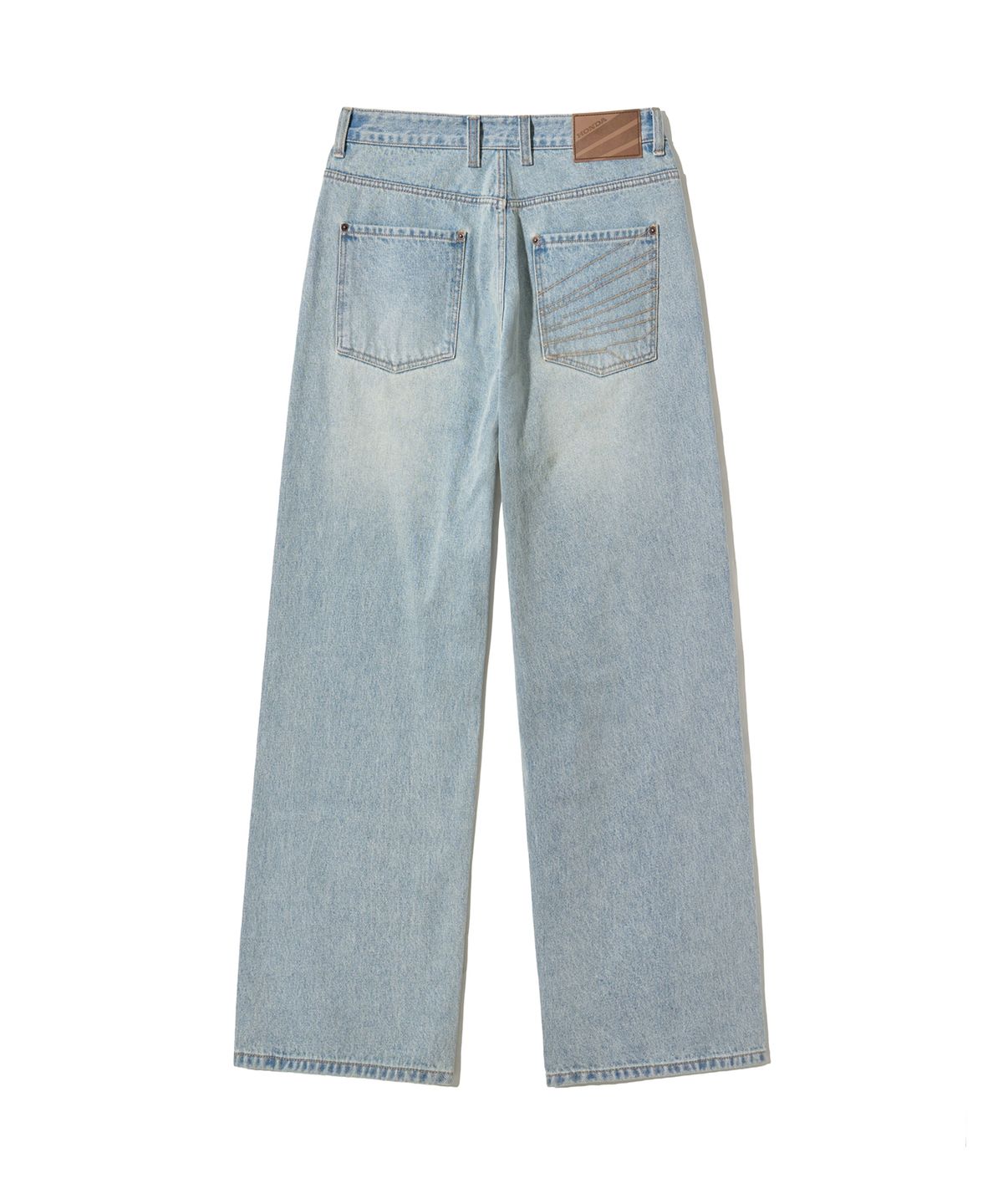 핍스 모터사이클(PHYPS MOTORCYCLE) Wing Logo Denim Pants Vintage Blue