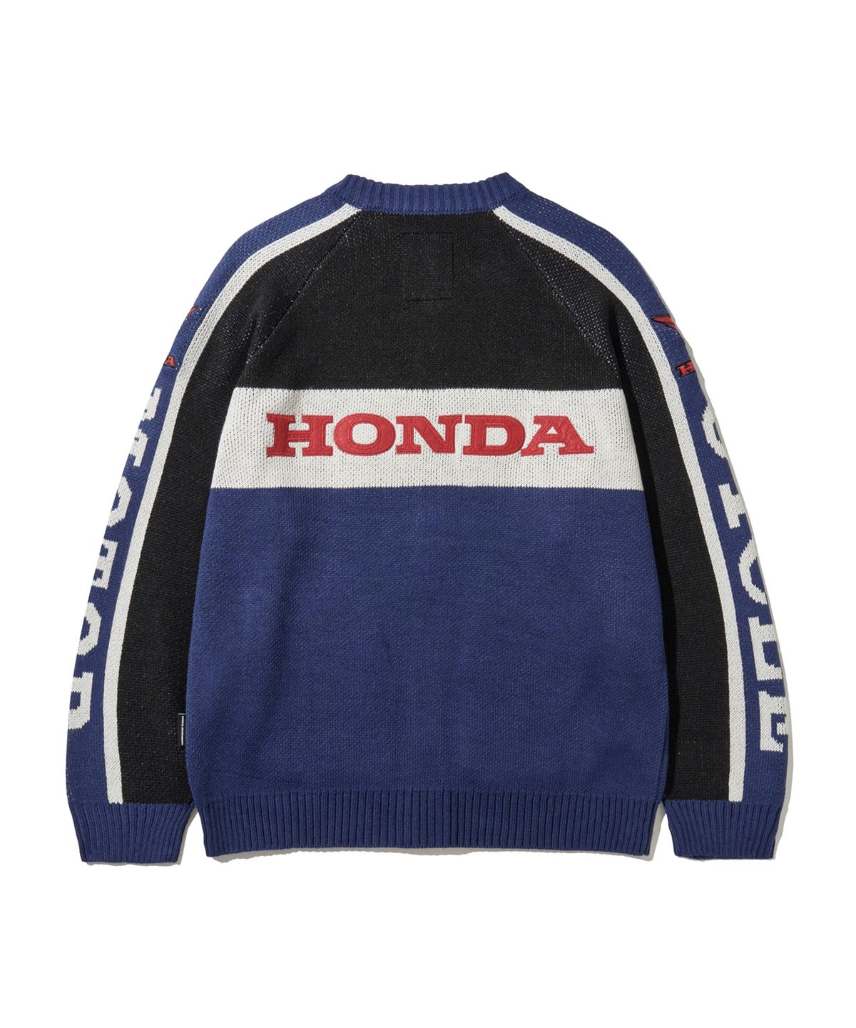 핍스 모터사이클(PHYPS MOTORCYCLE) Big Logo Knit Zip-up Blue