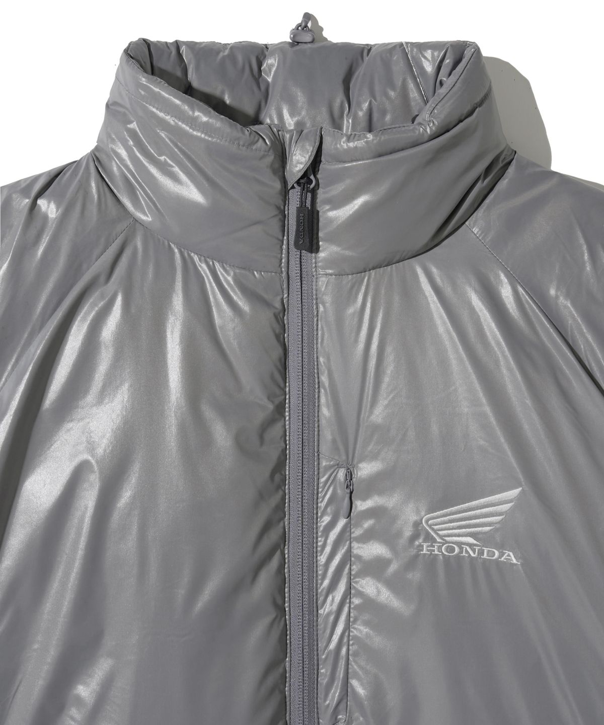 핍스 모터사이클(PHYPS MOTORCYCLE) H-Tech Non Quilting Shorts Padded Down Jacket Charcoal