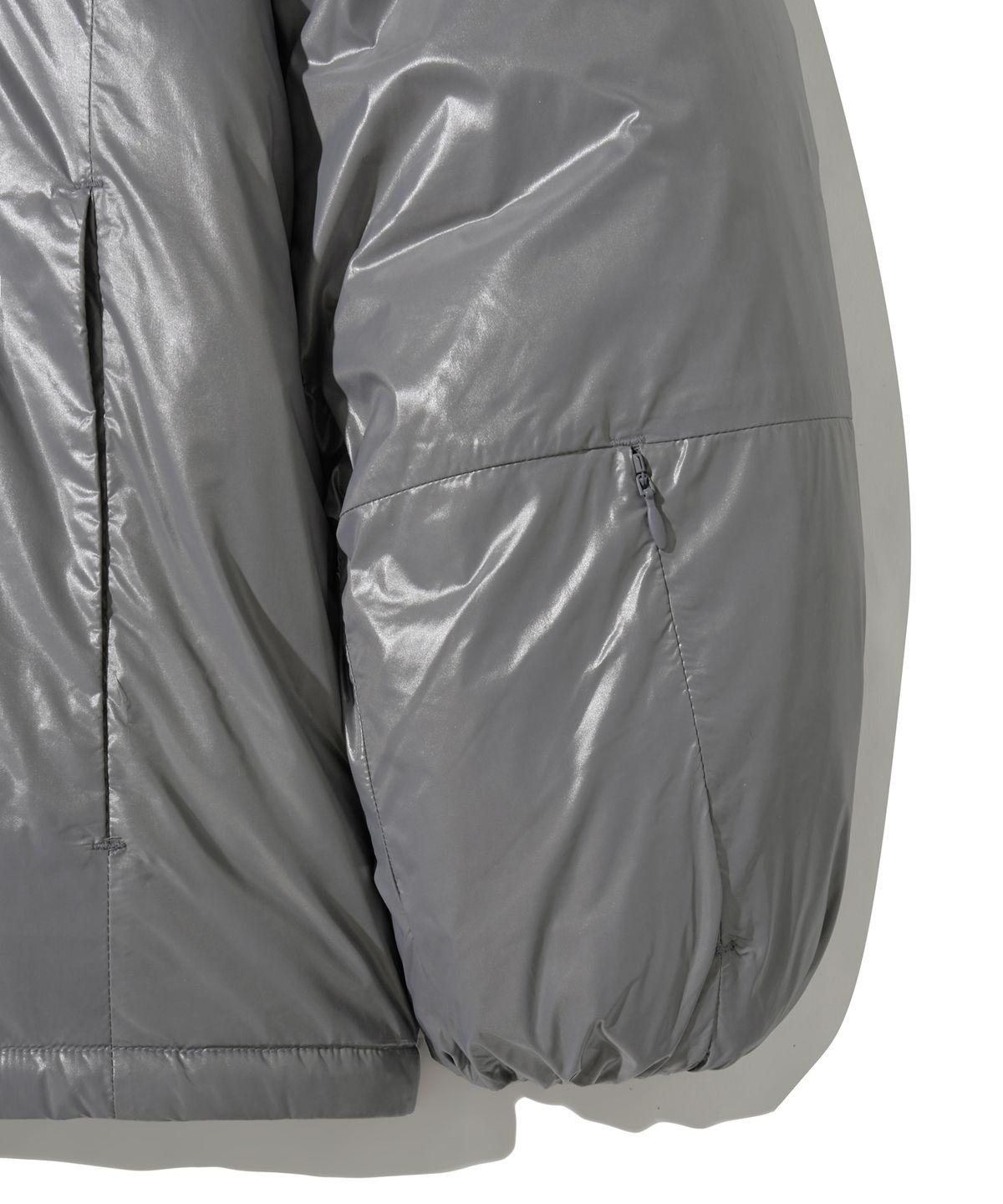 핍스 모터사이클(PHYPS MOTORCYCLE) H-Tech Non Quilting Shorts Padded Down Jacket Charcoal