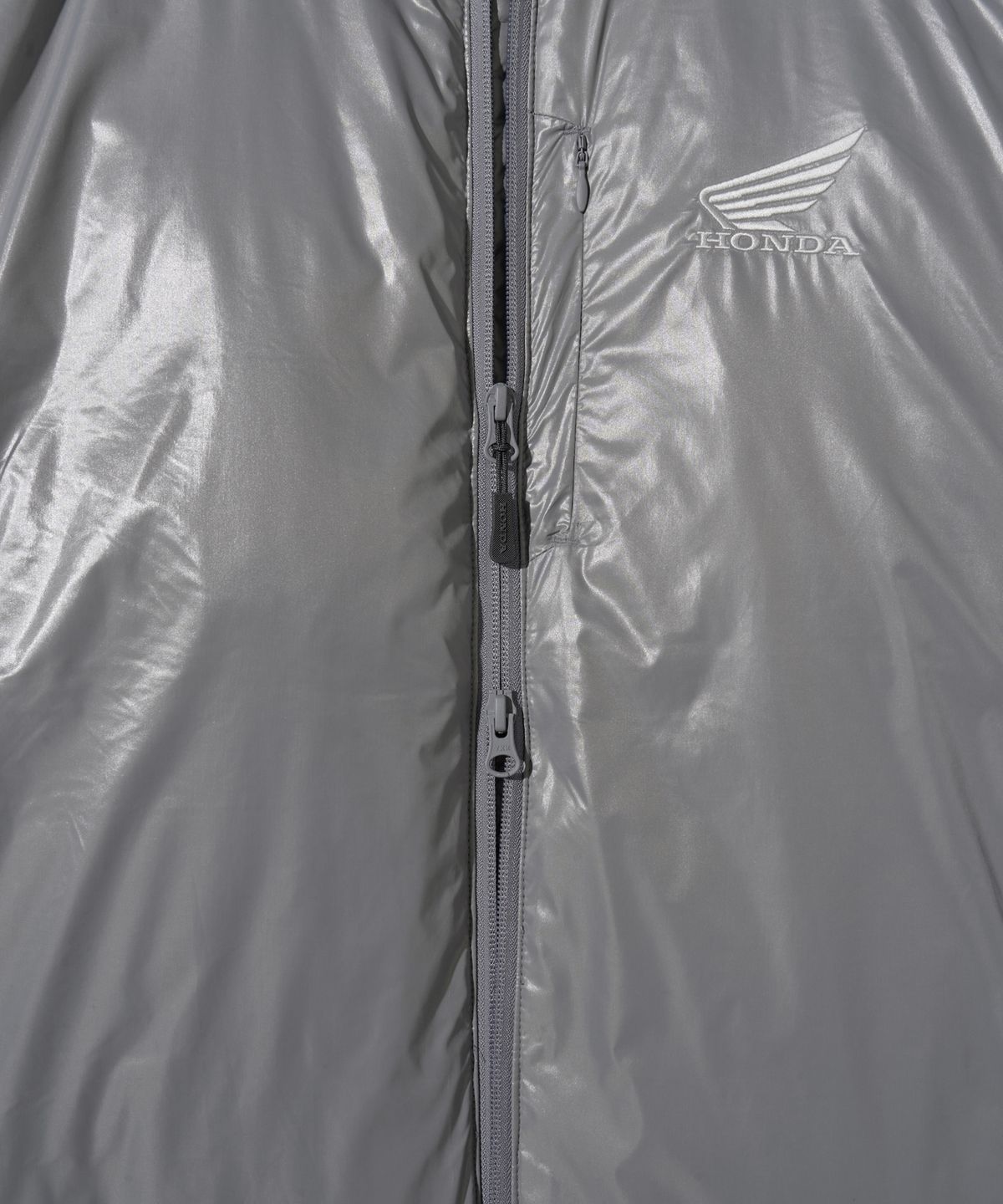 핍스 모터사이클(PHYPS MOTORCYCLE) H-Tech Non Quilting Shorts Padded Down Jacket Charcoal