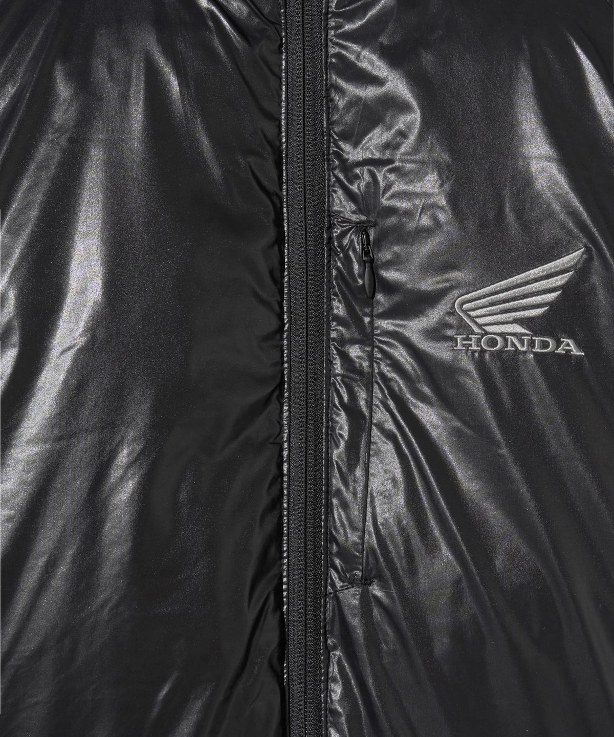 핍스 모터사이클(PHYPS MOTORCYCLE) H-Tech Non Quilting Shorts Padded Down Jacket Black