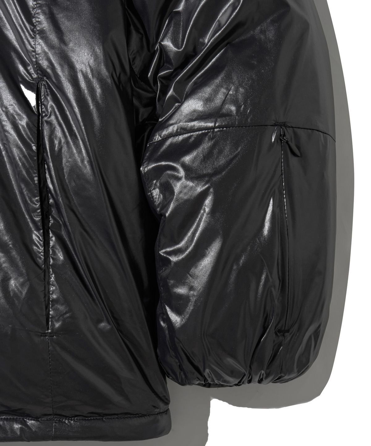 핍스 모터사이클(PHYPS MOTORCYCLE) H-Tech Non Quilting Shorts Padded Down Jacket Black