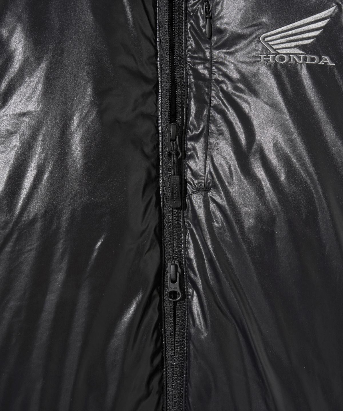 핍스 모터사이클(PHYPS MOTORCYCLE) H-Tech Non Quilting Shorts Padded Down Jacket Black