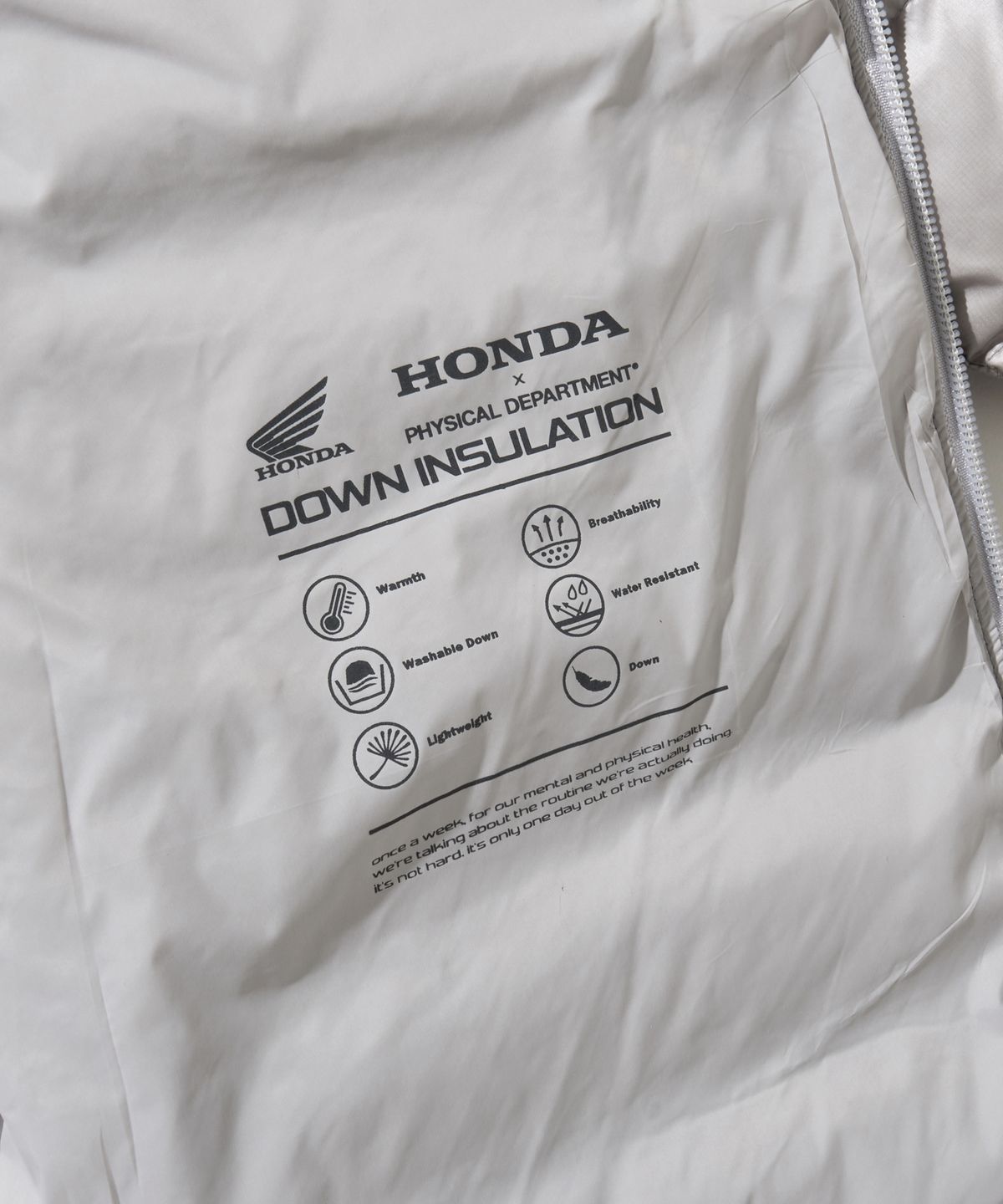 핍스 모터사이클(PHYPS MOTORCYCLE) H-Tech Storm Shield Parka Light Gray
