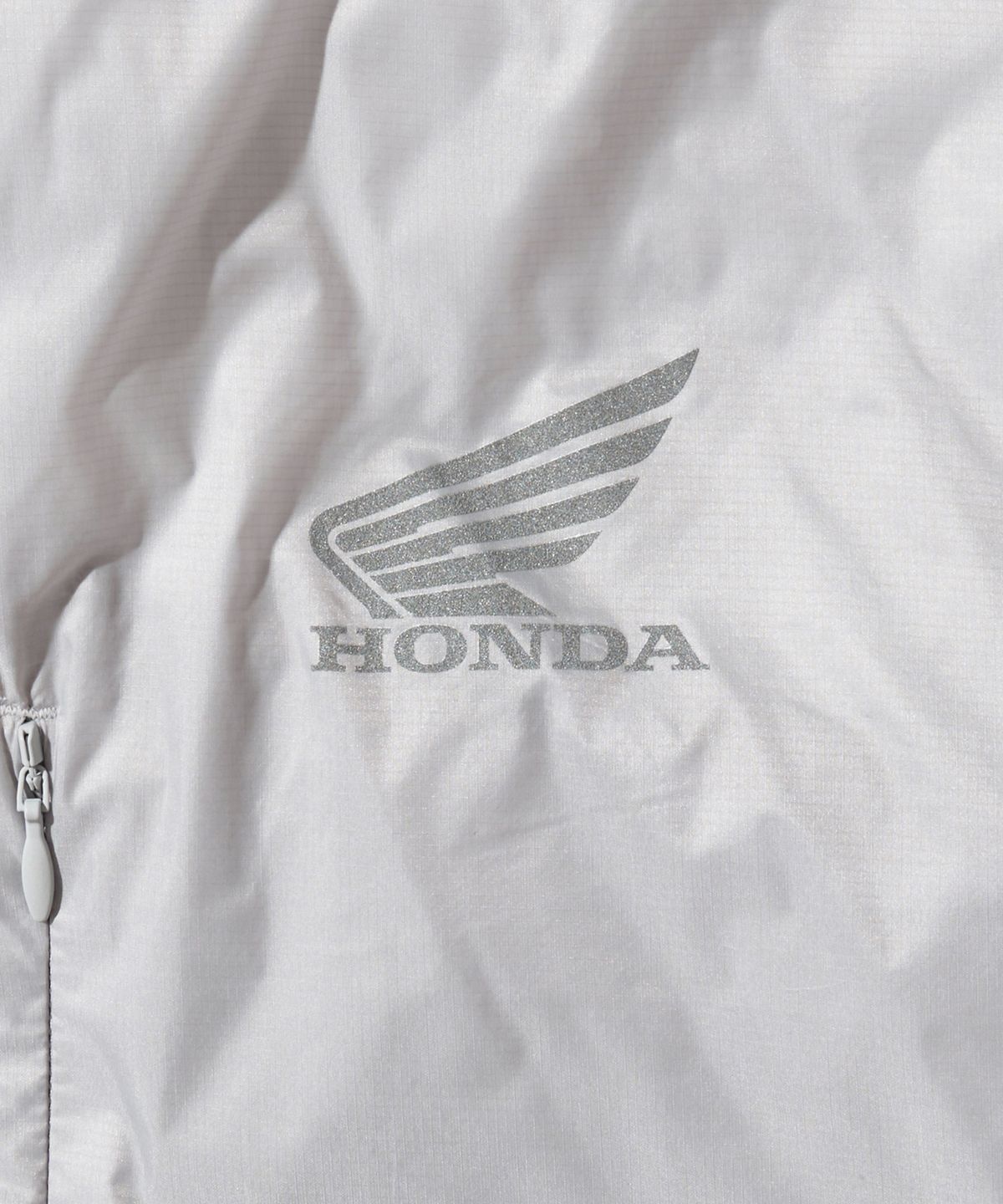 핍스 모터사이클(PHYPS MOTORCYCLE) H-Tech Non Quilting Hoodie Jacket Silver