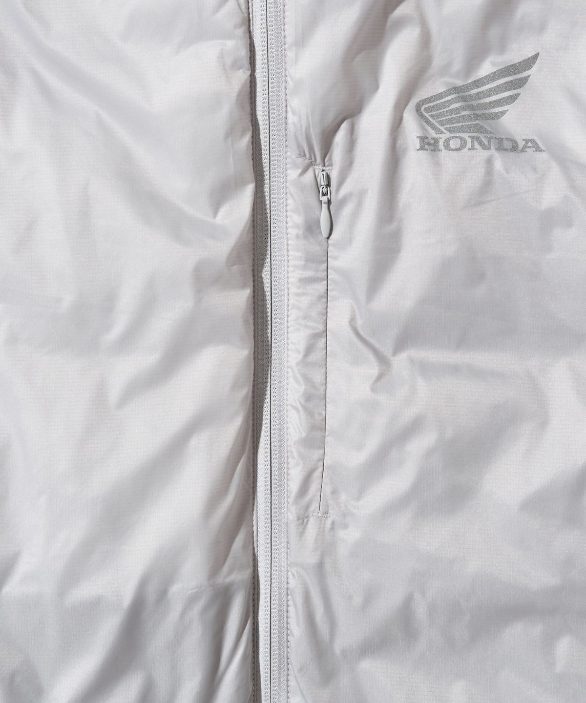 핍스 모터사이클(PHYPS MOTORCYCLE) H-Tech Non Quilting Hoodie Jacket Silver