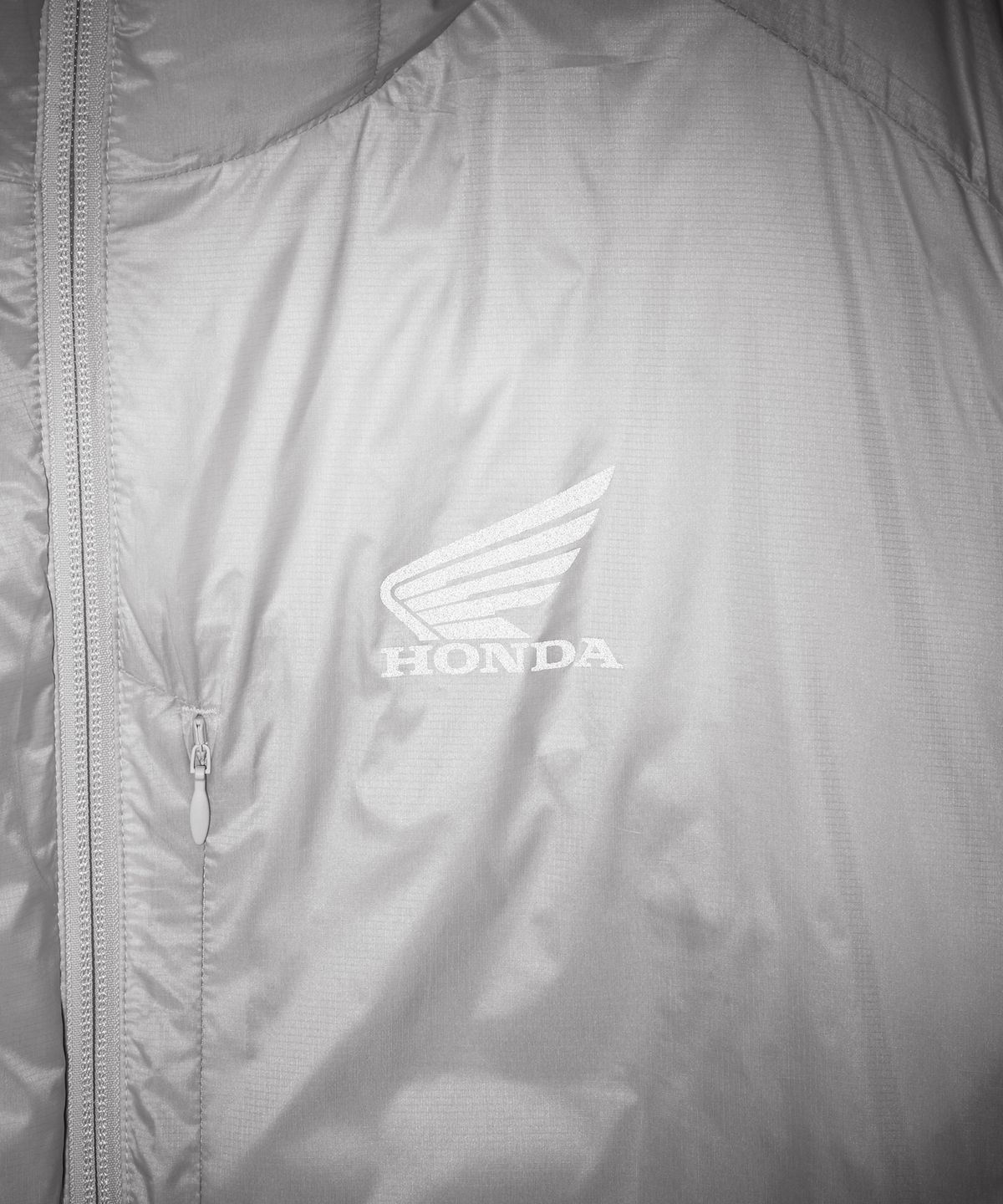 핍스 모터사이클(PHYPS MOTORCYCLE) H-Tech Non Quilting Hoodie Jacket Silver