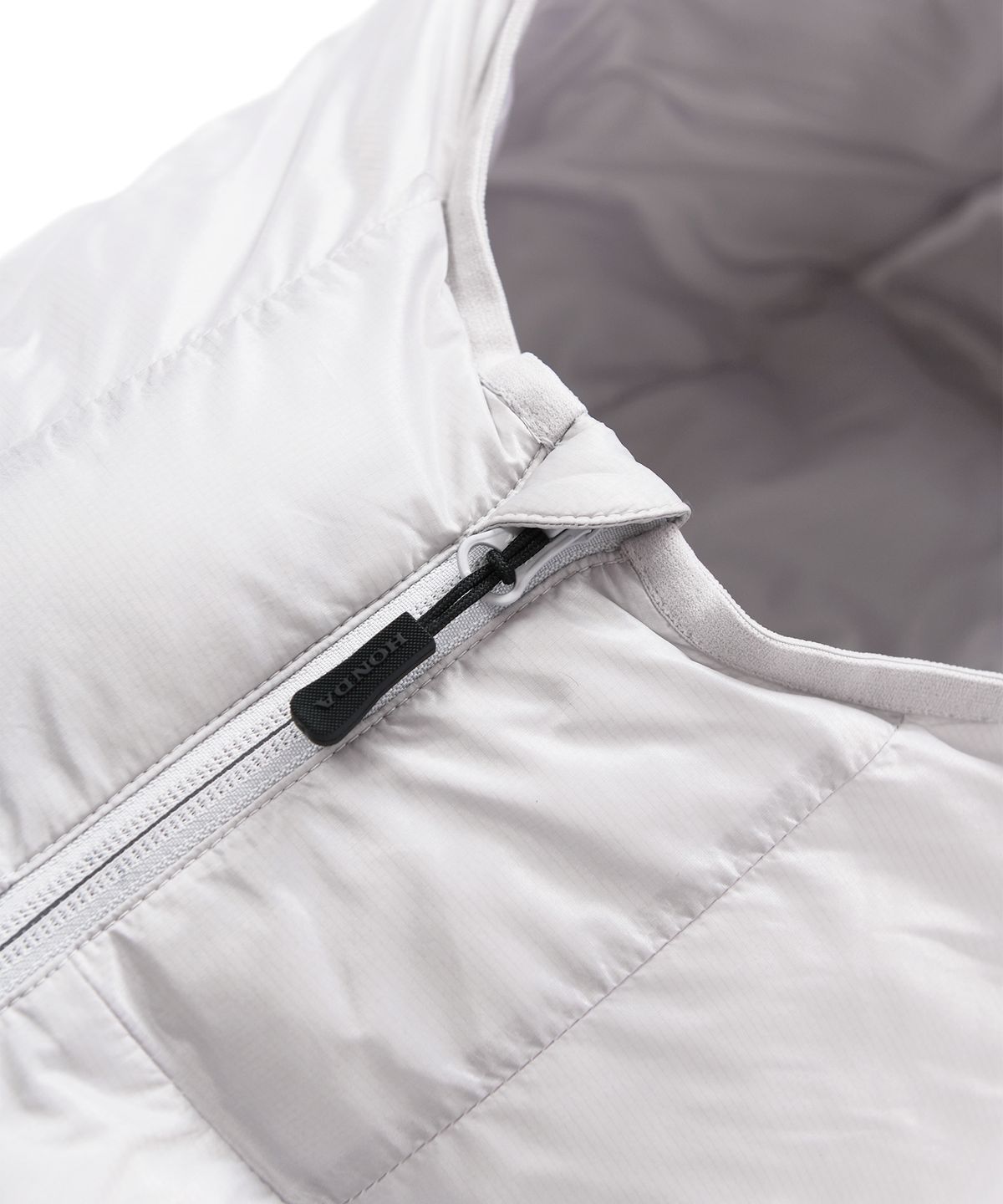 핍스 모터사이클(PHYPS MOTORCYCLE) H-Tech Non Quilting Hoodie Jacket Silver