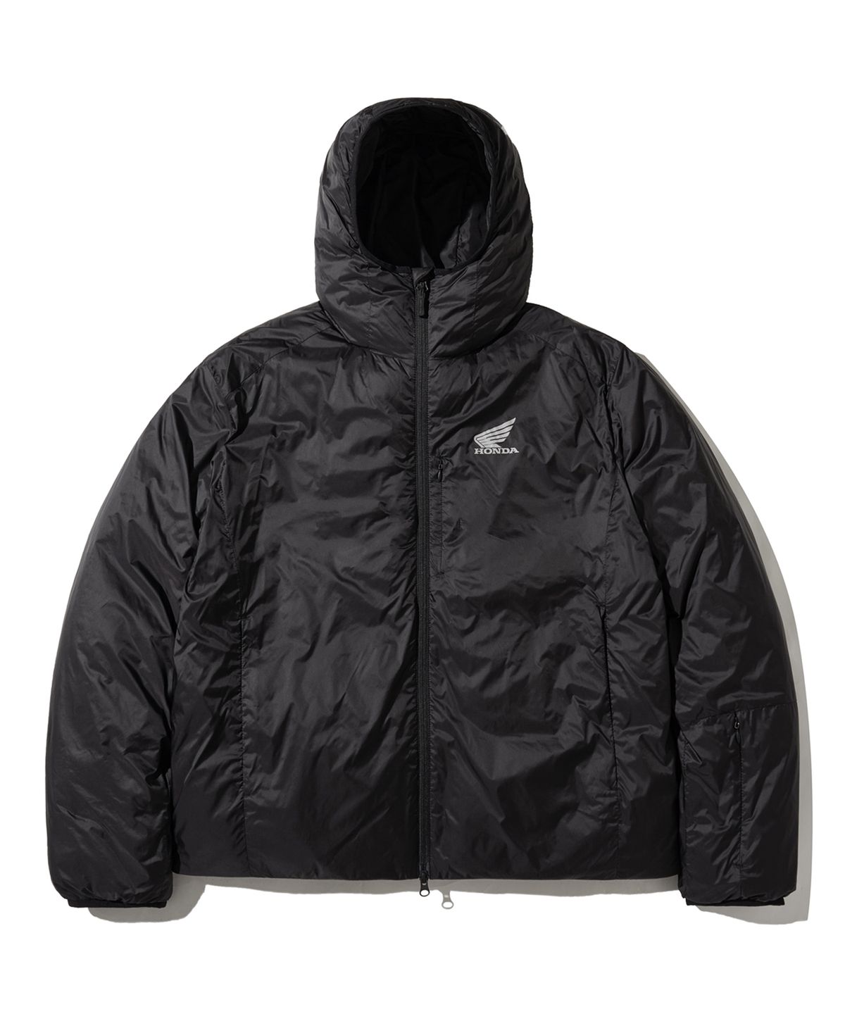 핍스 모터사이클(PHYPS MOTORCYCLE) H-Tech Non Quilting Hoodie Jacket Black