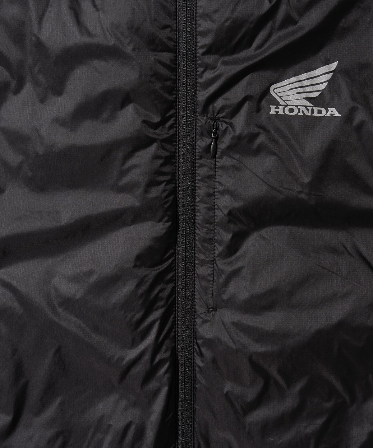 핍스 모터사이클(PHYPS MOTORCYCLE) H-Tech Non Quilting Hoodie Jacket Black
