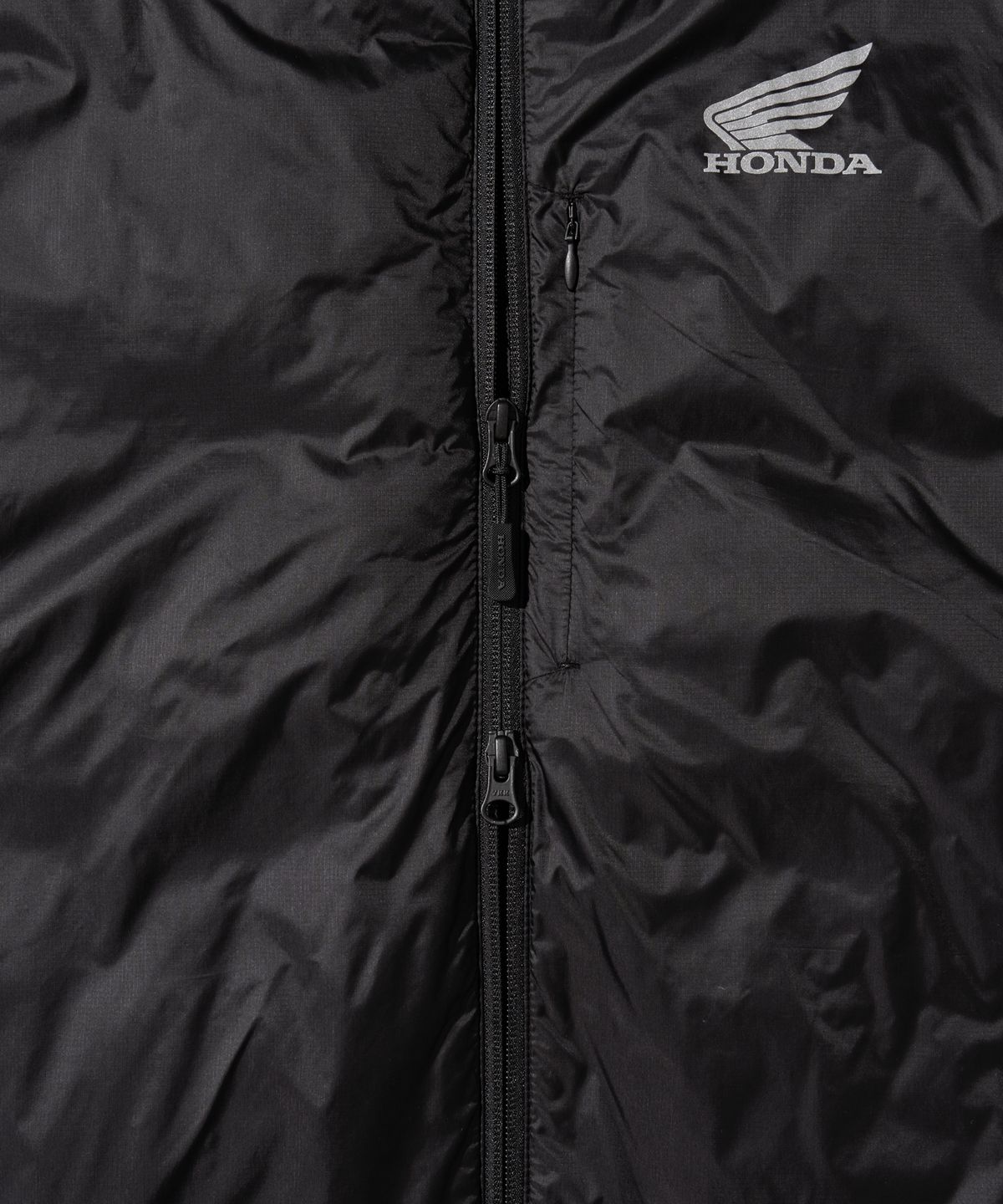 핍스 모터사이클(PHYPS MOTORCYCLE) H-Tech Non Quilting Hoodie Jacket Black
