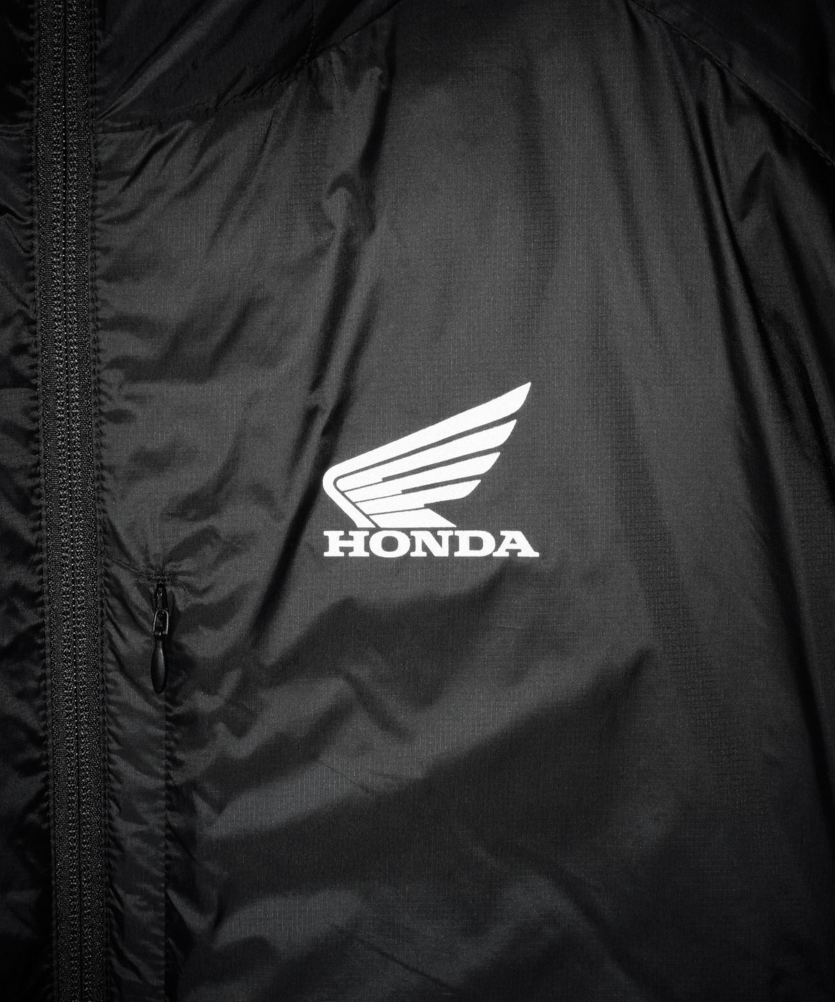 핍스 모터사이클(PHYPS MOTORCYCLE) H-Tech Non Quilting Hoodie Jacket Black