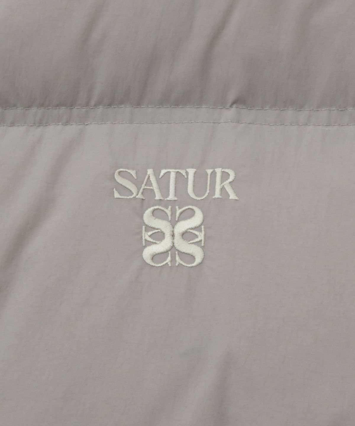 세터(SATUR) 로렌 푸퍼 덕 다운 패딩 그레이