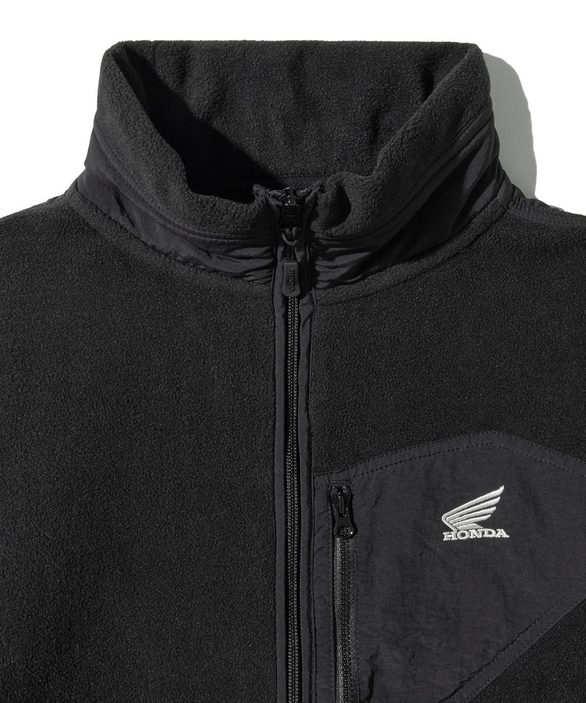 핍스 모터사이클(PHYPS MOTORCYCLE) H-Tech Fleece Pocket Jacket Black