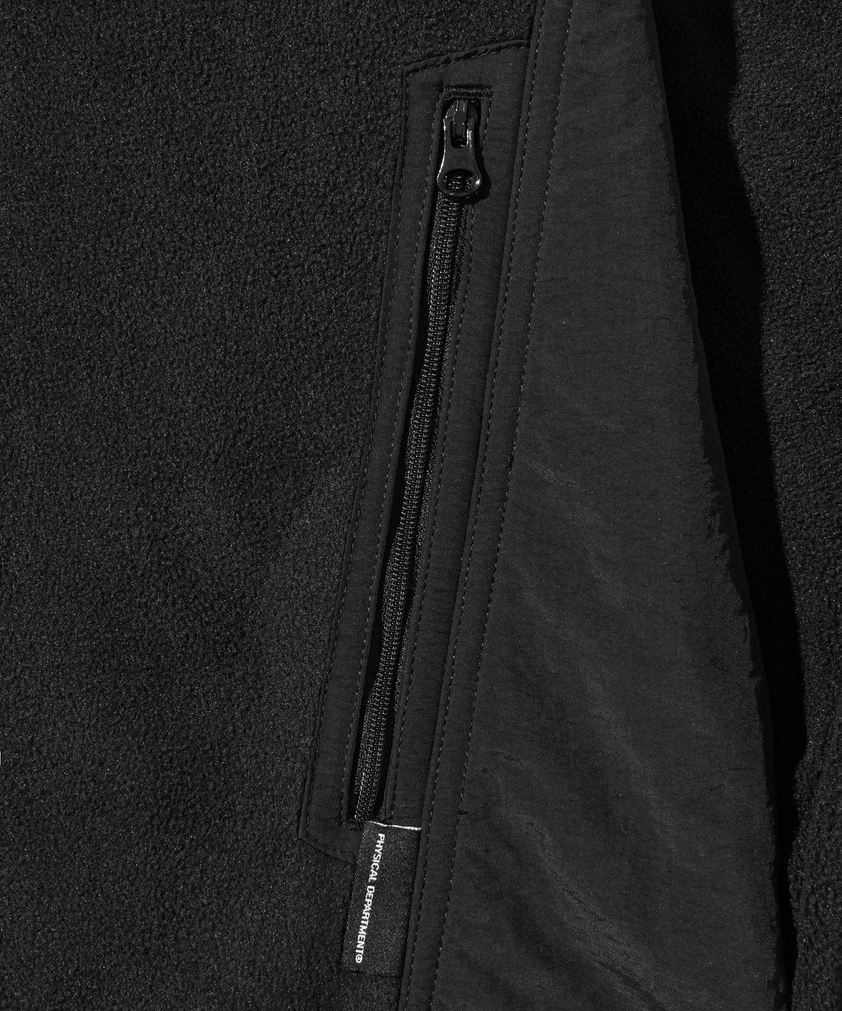 핍스 모터사이클(PHYPS MOTORCYCLE) H-Tech Fleece Pocket Jacket Black