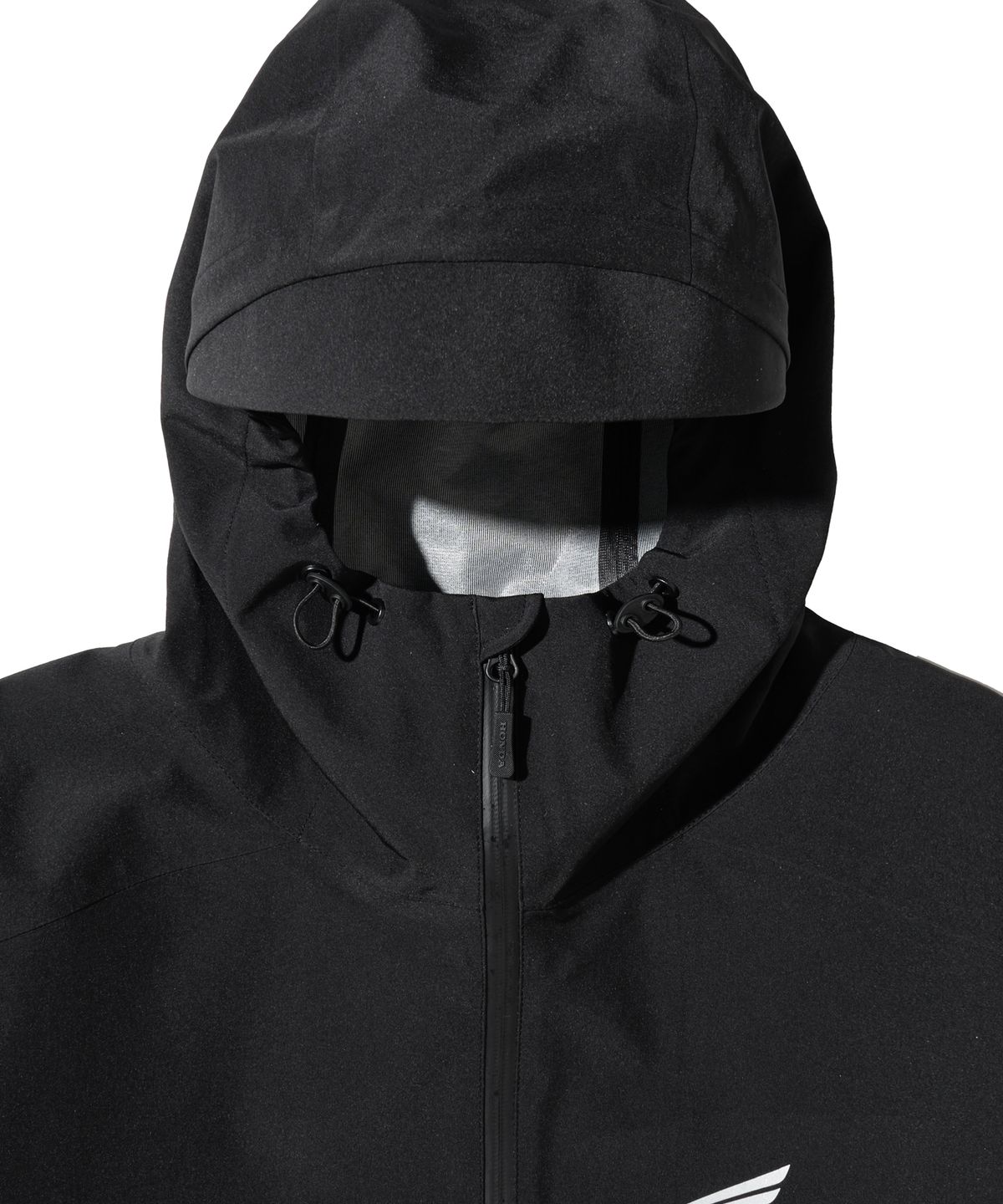 핍스 모터사이클(PHYPS MOTORCYCLE) H-Tech 3Layer Wind Shield Hoodie Jacket Black