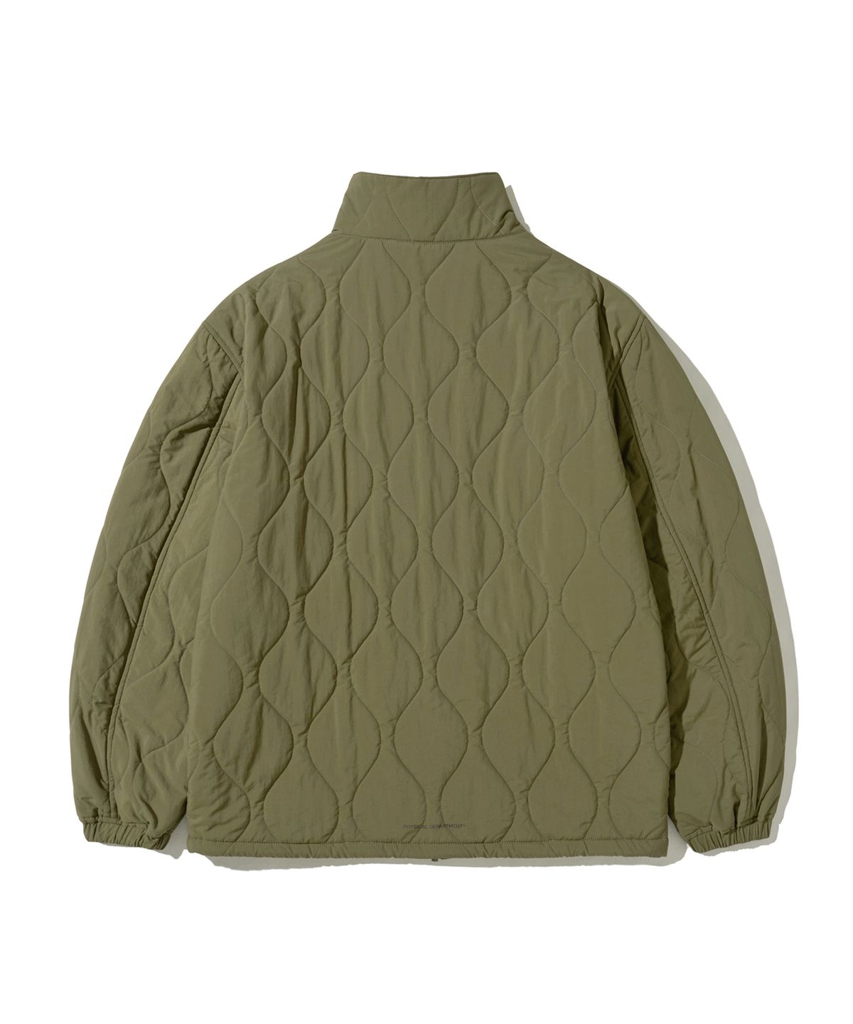 핍스 모터사이클(PHYPS MOTORCYCLE) Quilting Collarless Jacket Khaki
