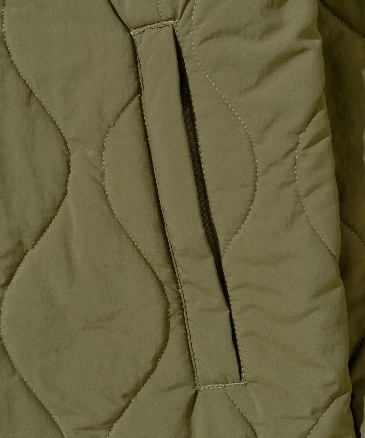 핍스 모터사이클(PHYPS MOTORCYCLE) Quilting Collarless Jacket Khaki