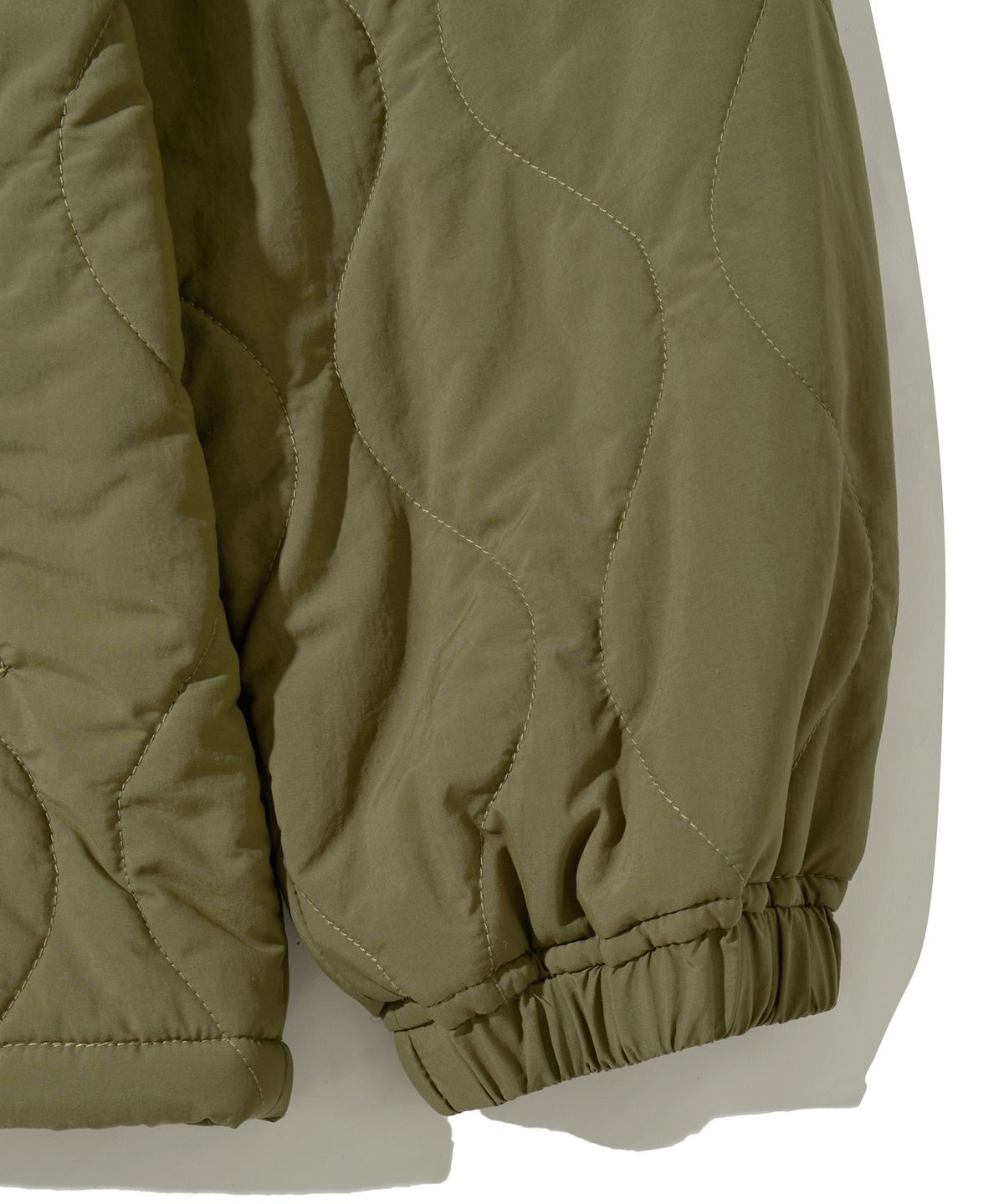 핍스 모터사이클(PHYPS MOTORCYCLE) Quilting Collarless Jacket Khaki