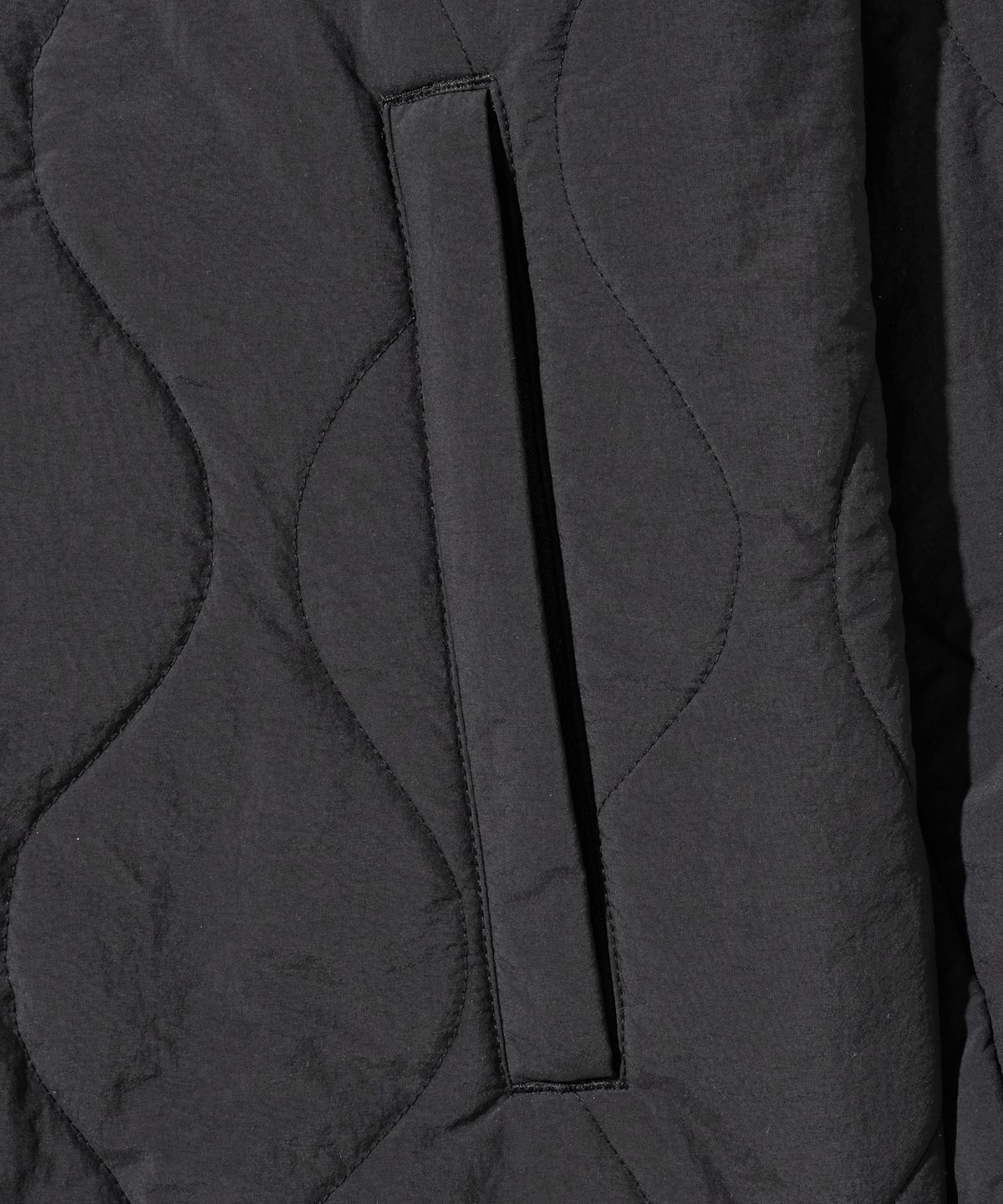 핍스 모터사이클(PHYPS MOTORCYCLE) Quilting Collarless Jacket Black