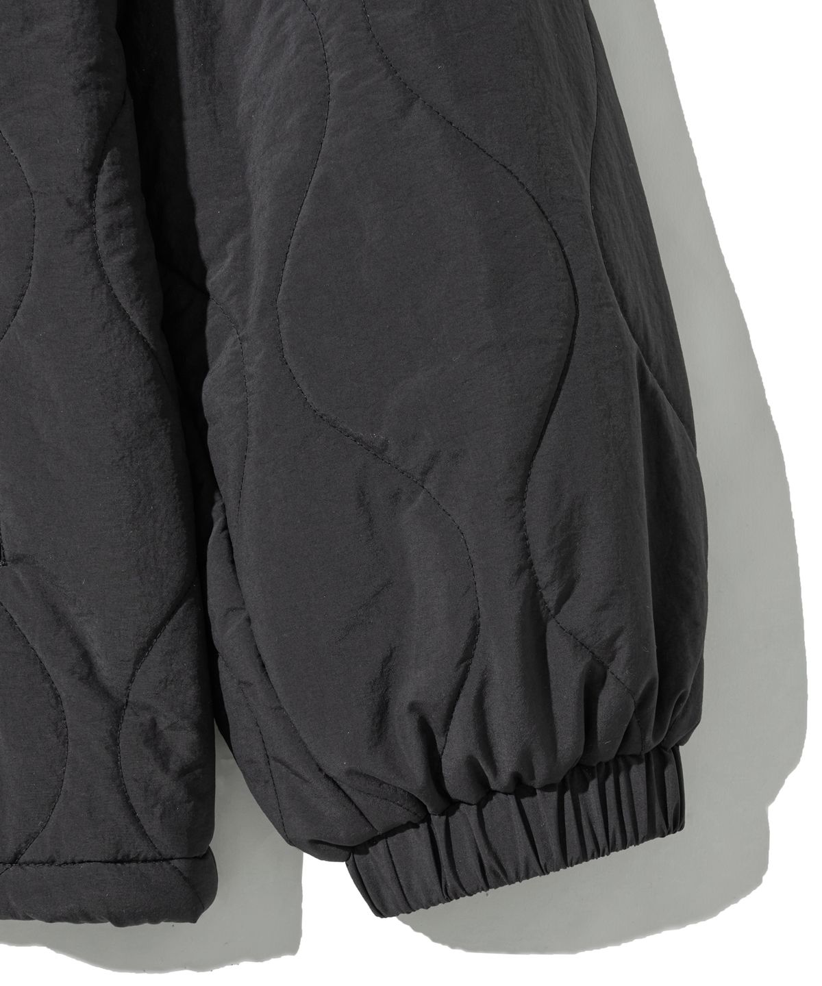 핍스 모터사이클(PHYPS MOTORCYCLE) Quilting Collarless Jacket Black