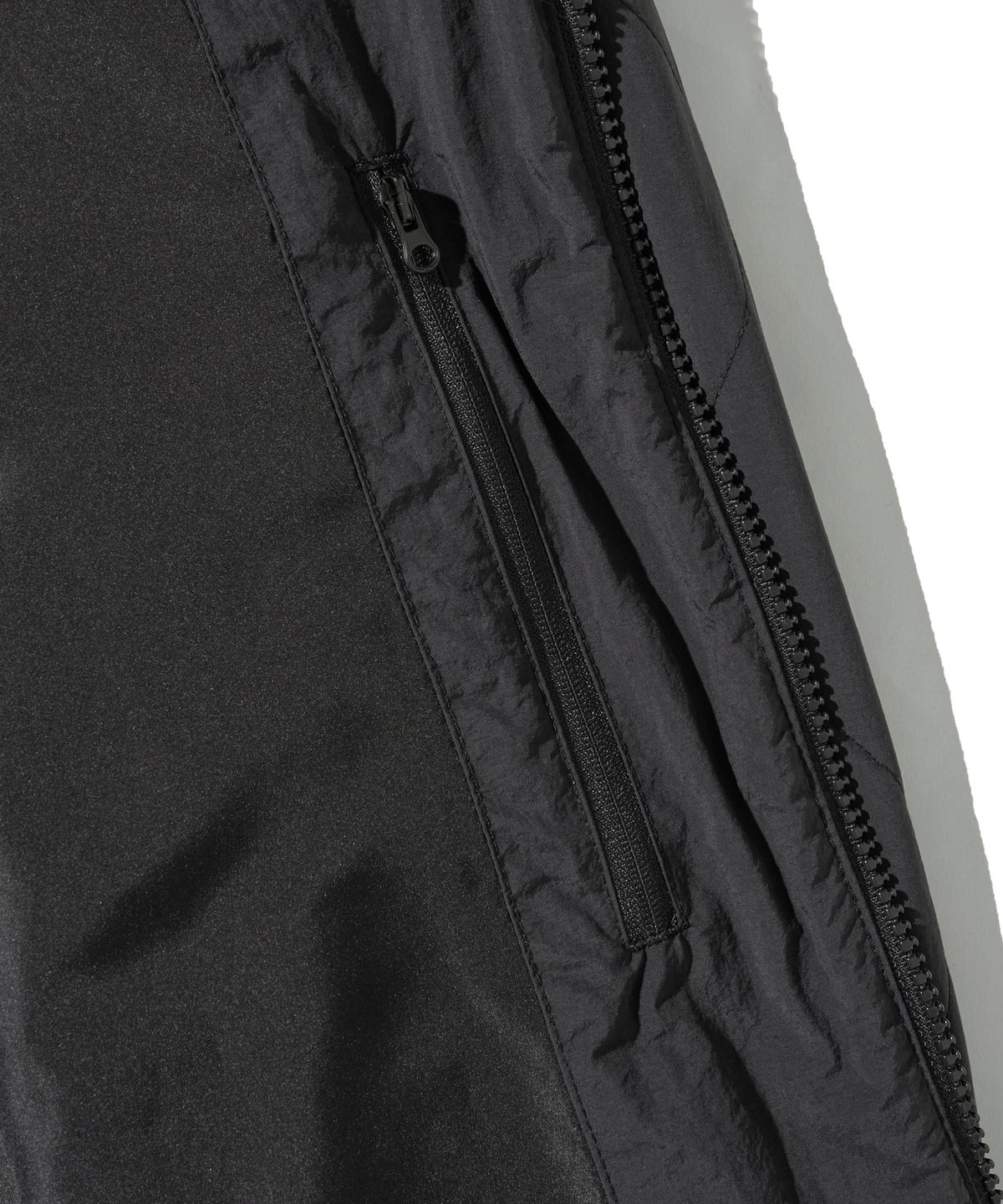 핍스 모터사이클(PHYPS MOTORCYCLE) Quilting Collarless Jacket Black