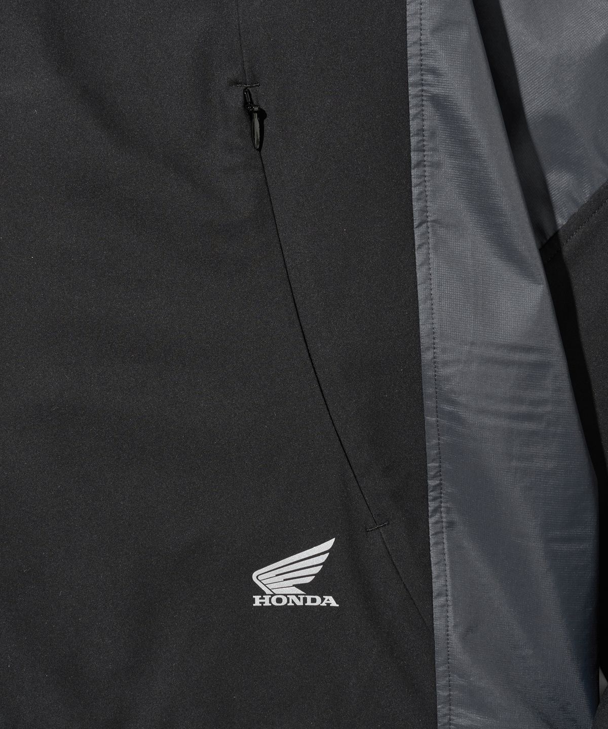 핍스 모터사이클(PHYPS MOTORCYCLE) H-Tech 3Layer Wind Shield Track Jacket Black