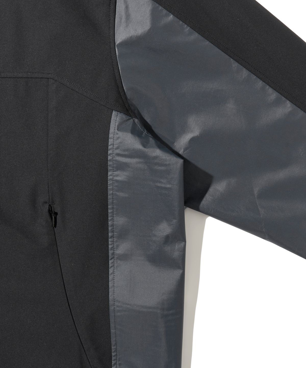 핍스 모터사이클(PHYPS MOTORCYCLE) H-Tech 3Layer Wind Shield Track Jacket Black