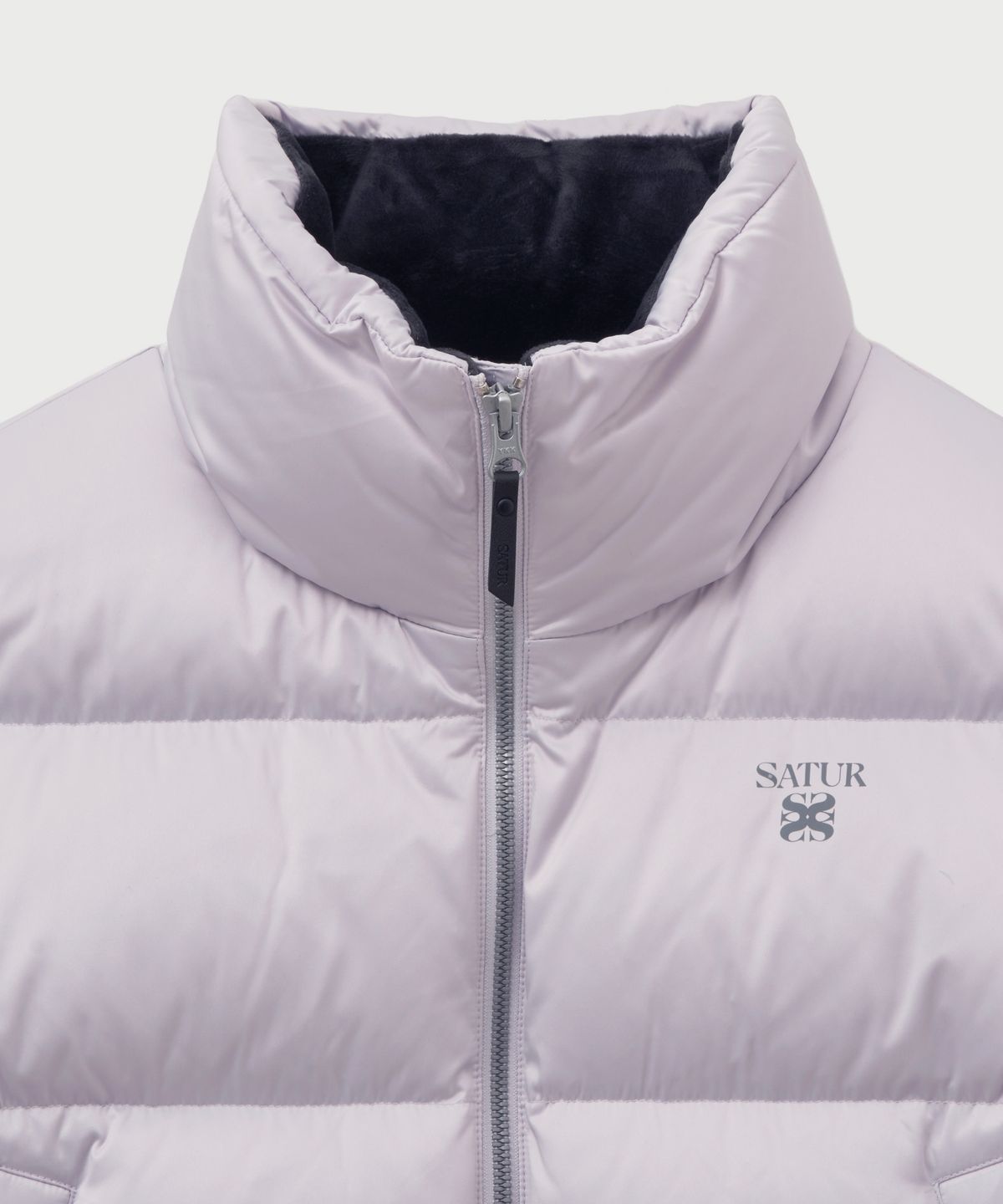 세터(SATUR) (W) 로렌 크롭 덕 다운 패딩 라벤더