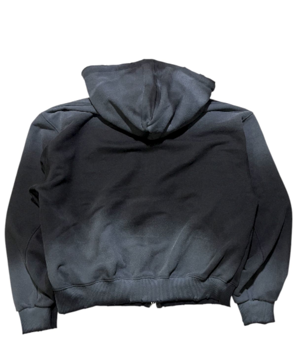 스케이터락(SK8ER ROCK) Cross-Stitch Grunge Hood Zip-Up ((black))