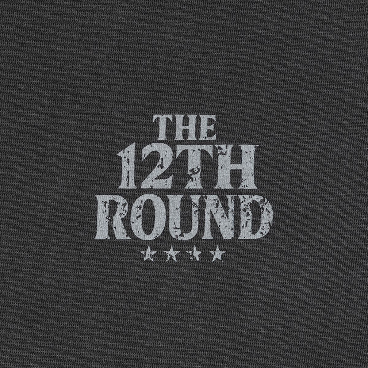더트웰브라운드(THE 12TH ROUND) Pigment Charcoal Oversized T-Shirt with THE 12TH ROUND every day boxig club