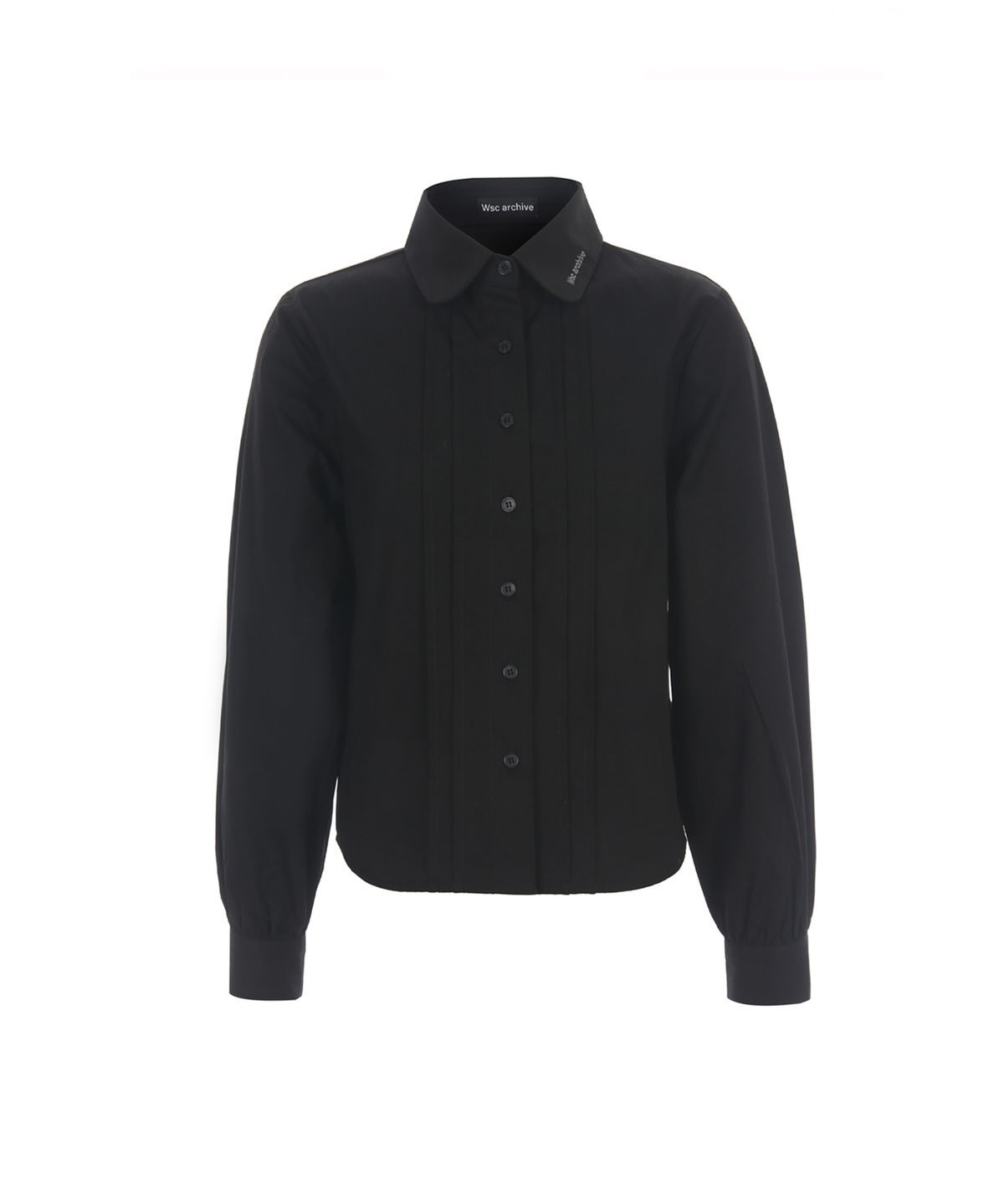 더블에스씨 아카이브(WSC ARCHIVE) Round collar pintuck blouse 001