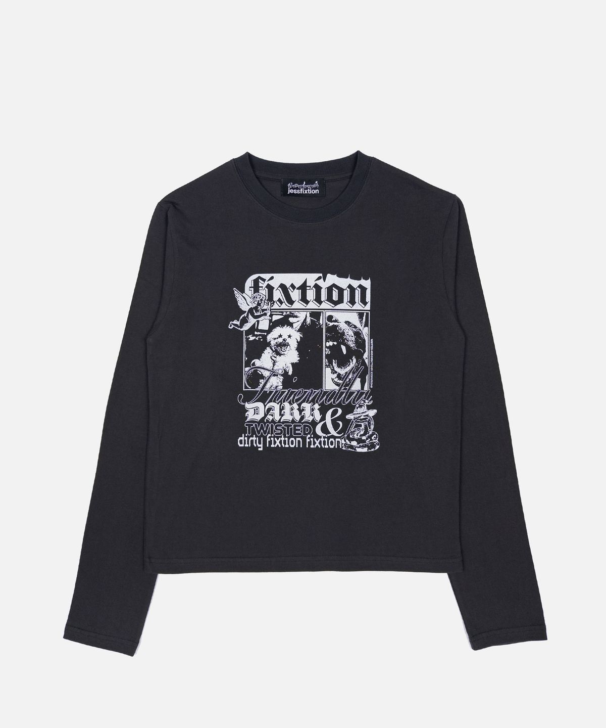 제스픽션(JESSFIXTION) WAL!WAL! LONG SLEEVE (CHARCOAL)
