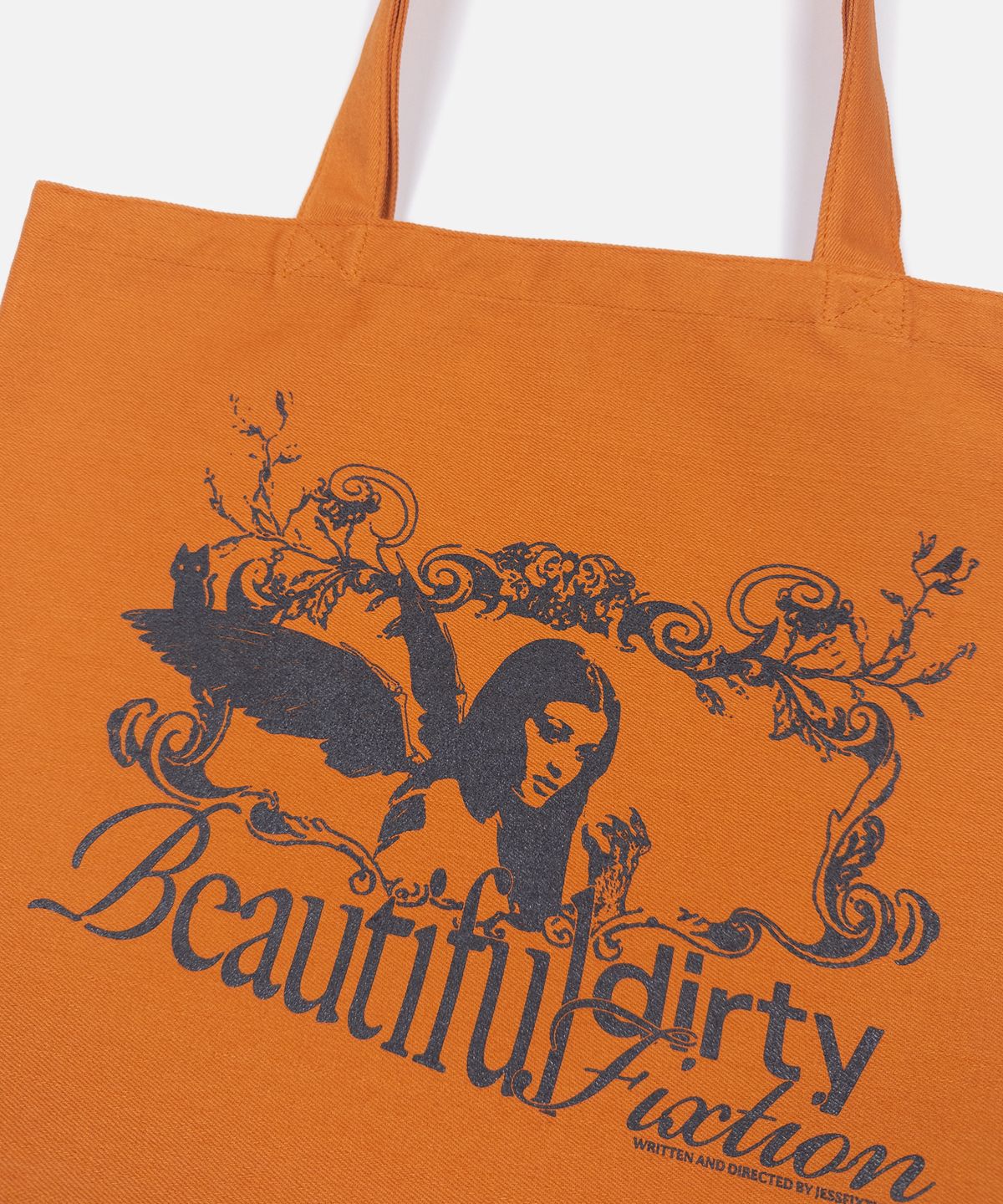제스픽션(JESSFIXTION) BEAUTIFUL DIRTY ANGEL TOTE BAG (ORANGE)