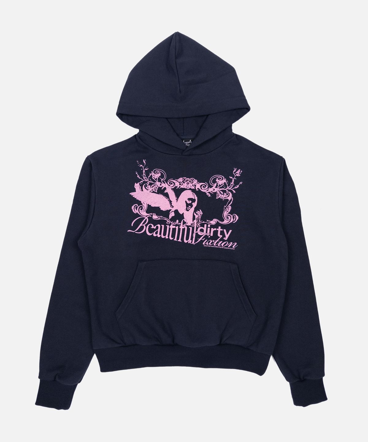 제스픽션(JESSFIXTION) BEAUTIFUL DIRTY ANGEL HOODIE (NAVY)