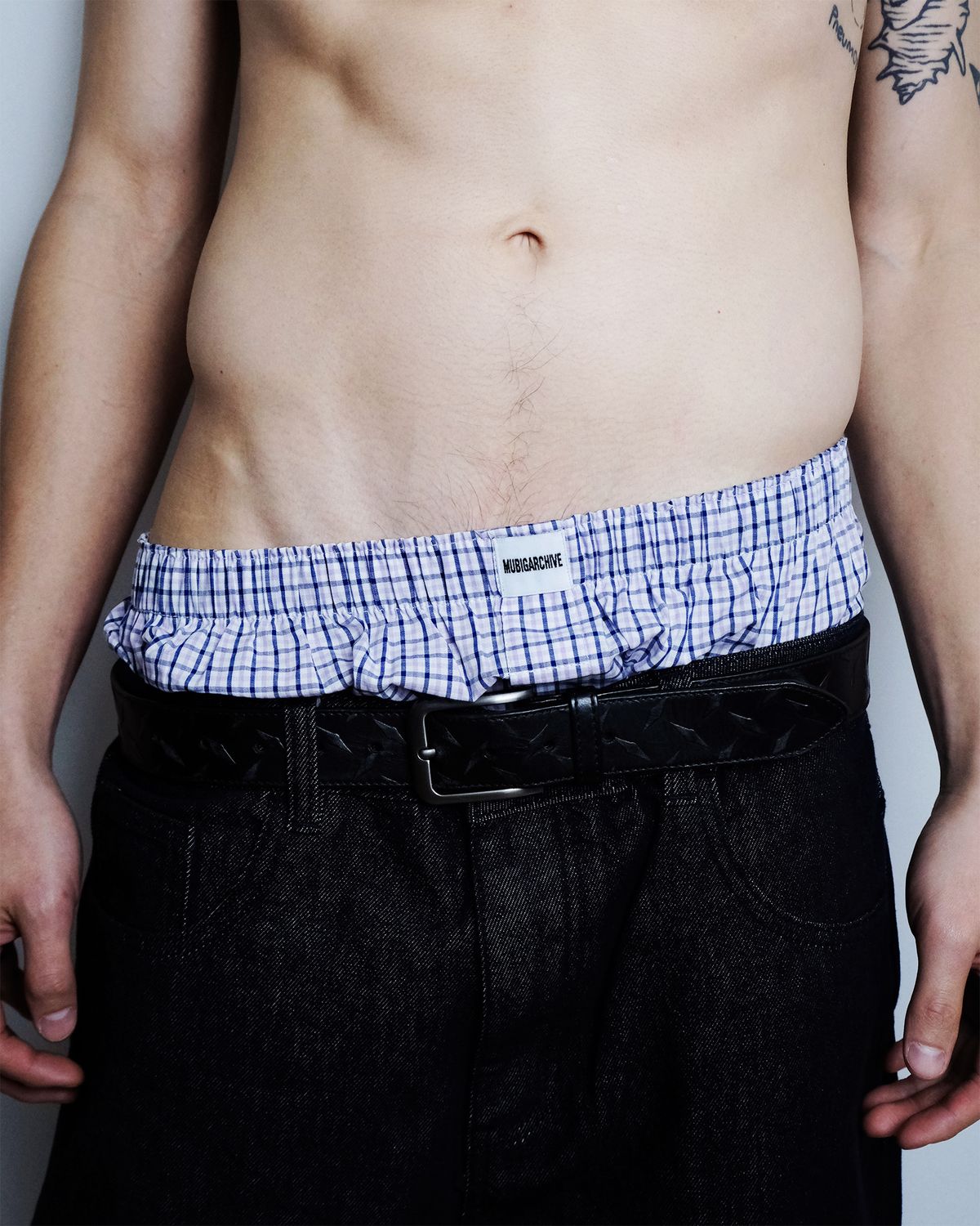 무비그아카이브(MUBIG.ARCHIVE) Plaid Boxer Shorts [3pack]