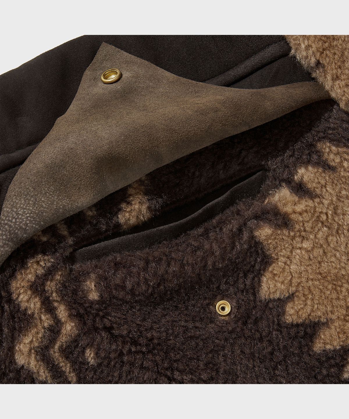 비디알(VDR) HEAVY WOOL PILE JACKET [Hot Fudge]