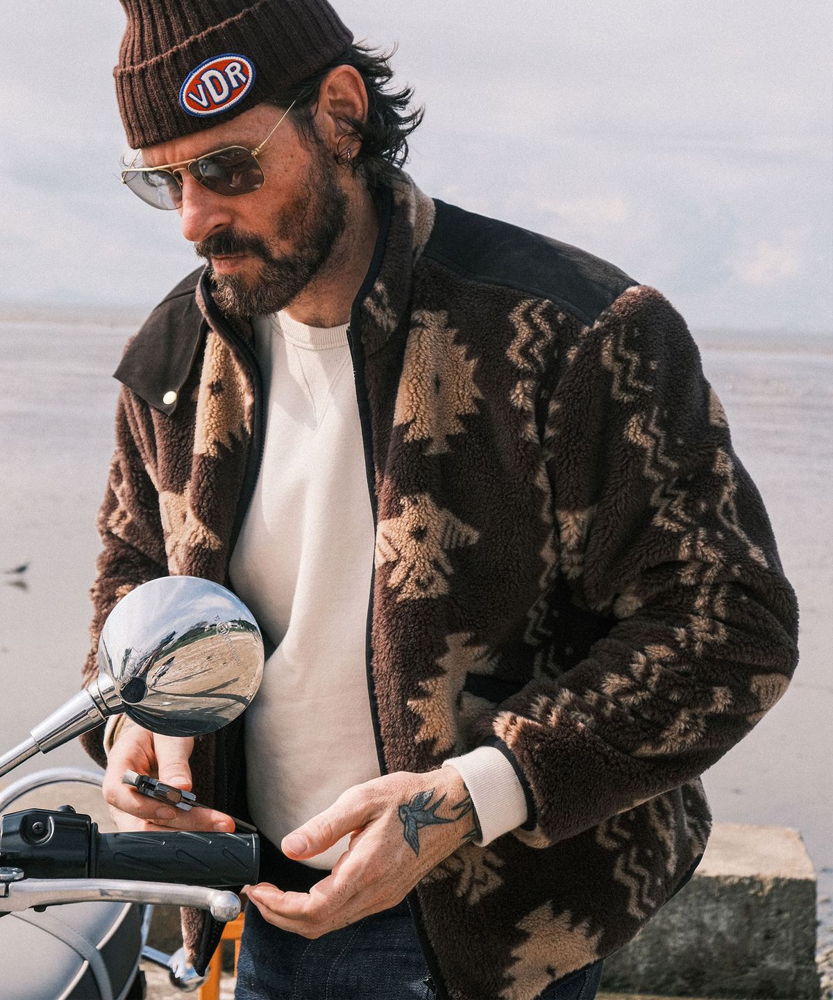 비디알(VDR) HEAVY WOOL PILE JACKET [Hot Fudge]