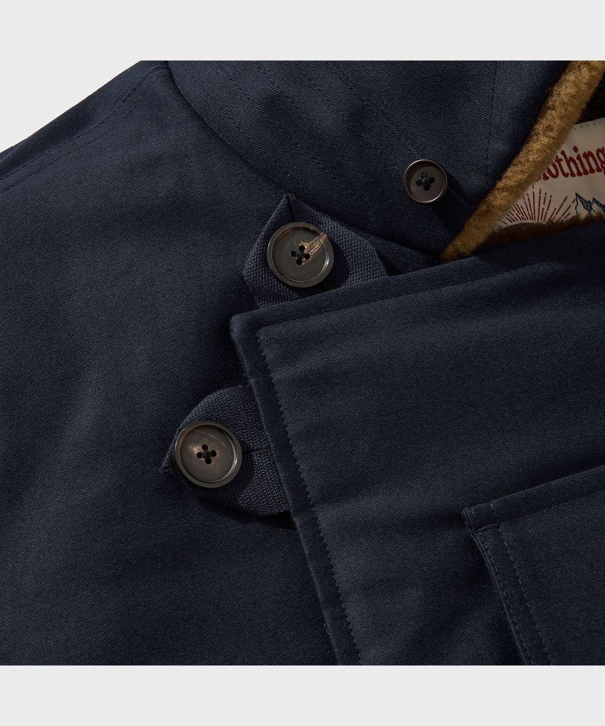 비디알(VDR) HEAVY MOLESKIN MOTORCYCLE FUR JACKET [Deep Indigo]