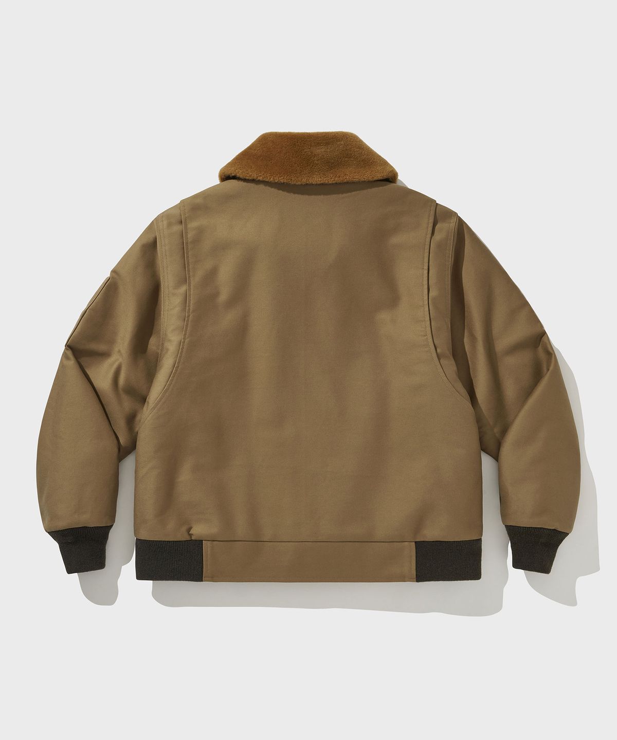 비디알(VDR) HEAVY MOLESKIN MOTORCYCLE FUR JACKET [Sand]