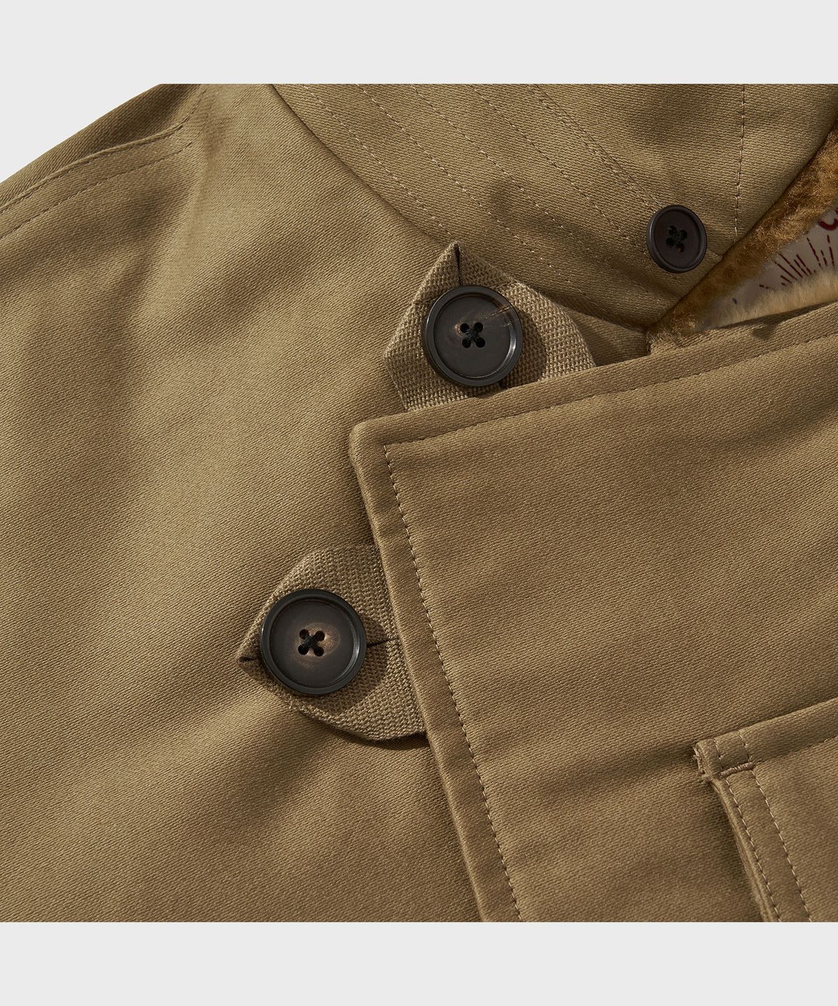 비디알(VDR) HEAVY MOLESKIN MOTORCYCLE FUR JACKET [Sand]