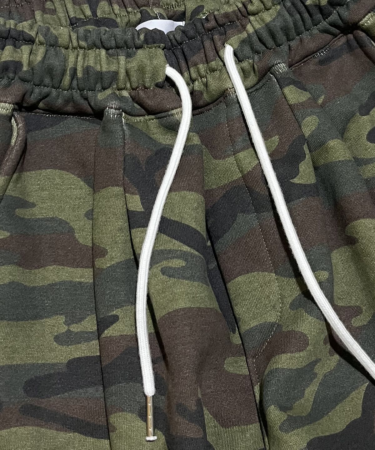 스케이터락(SK8ER ROCK) Night Camouflage Sweat Wide Pants ((khaki))