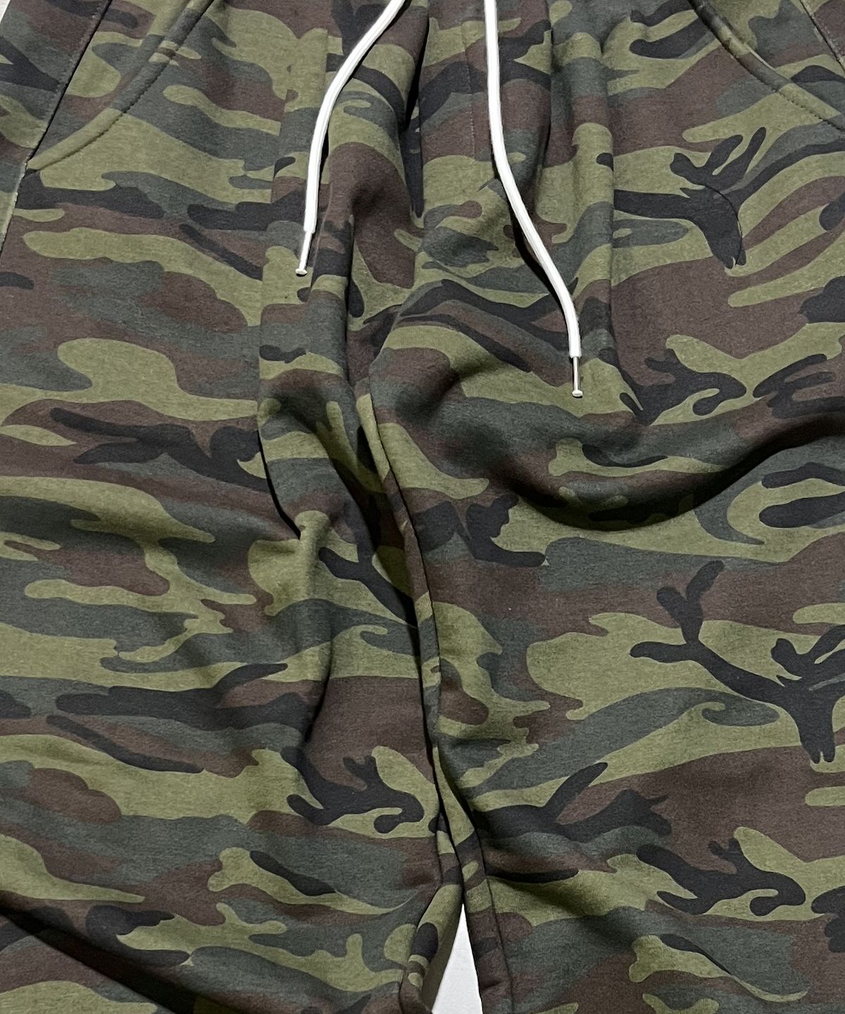 스케이터락(SK8ER ROCK) Night Camouflage Sweat Wide Pants ((khaki))