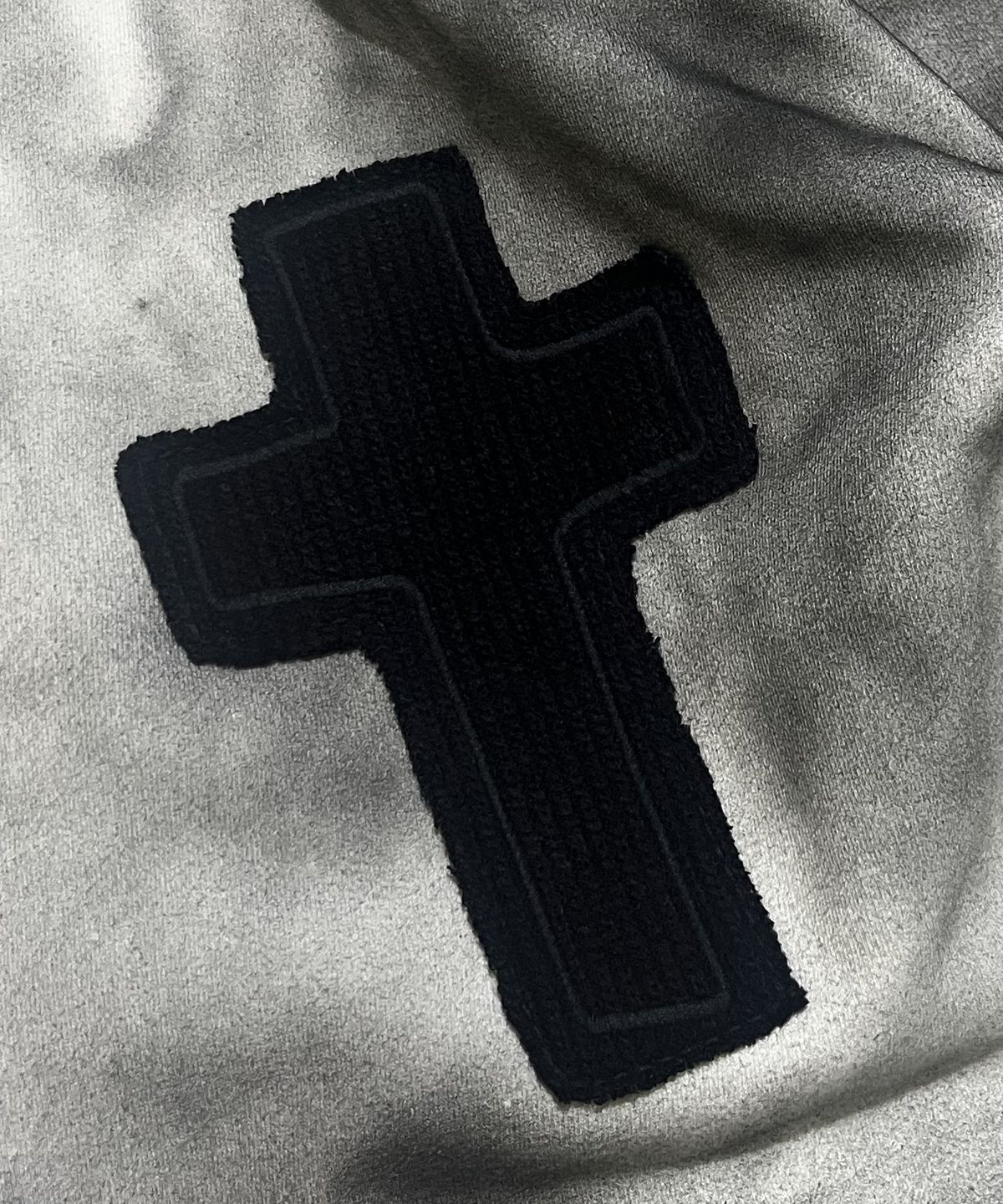 스케이터락(SK8ER ROCK) Cross Grunge Sweat Wide Pants ((offwhite))