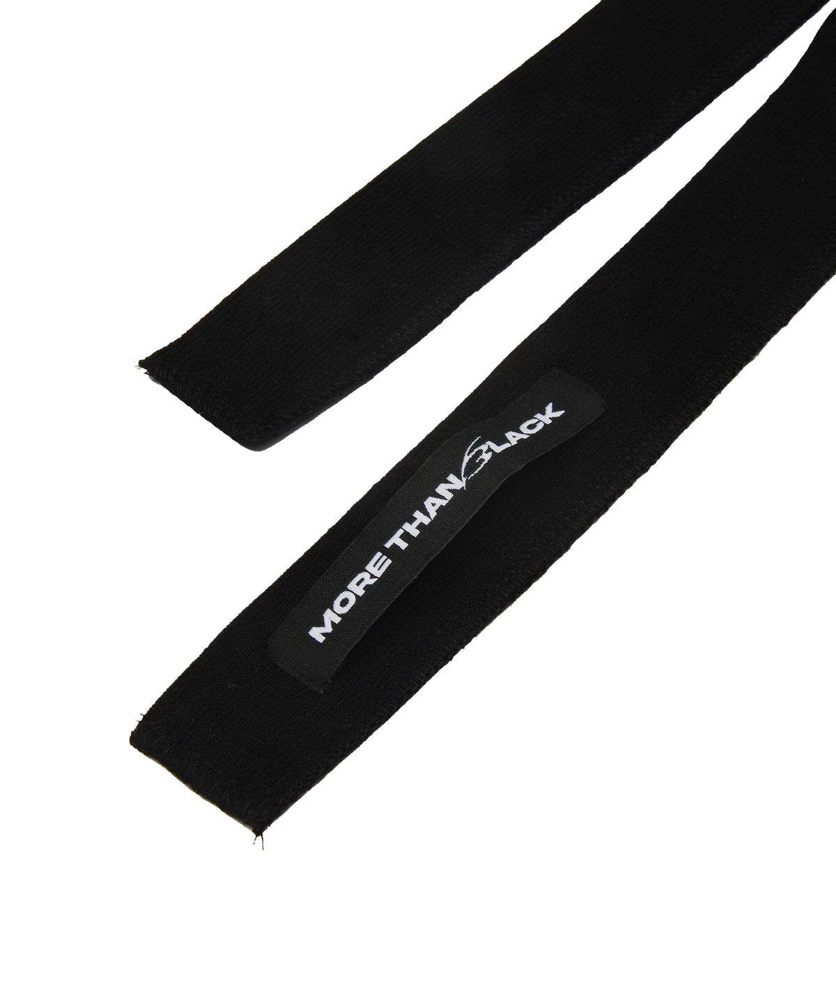모어댄블랙(MORE THAN BLACK) LOGO V KNIT CARDIGAN